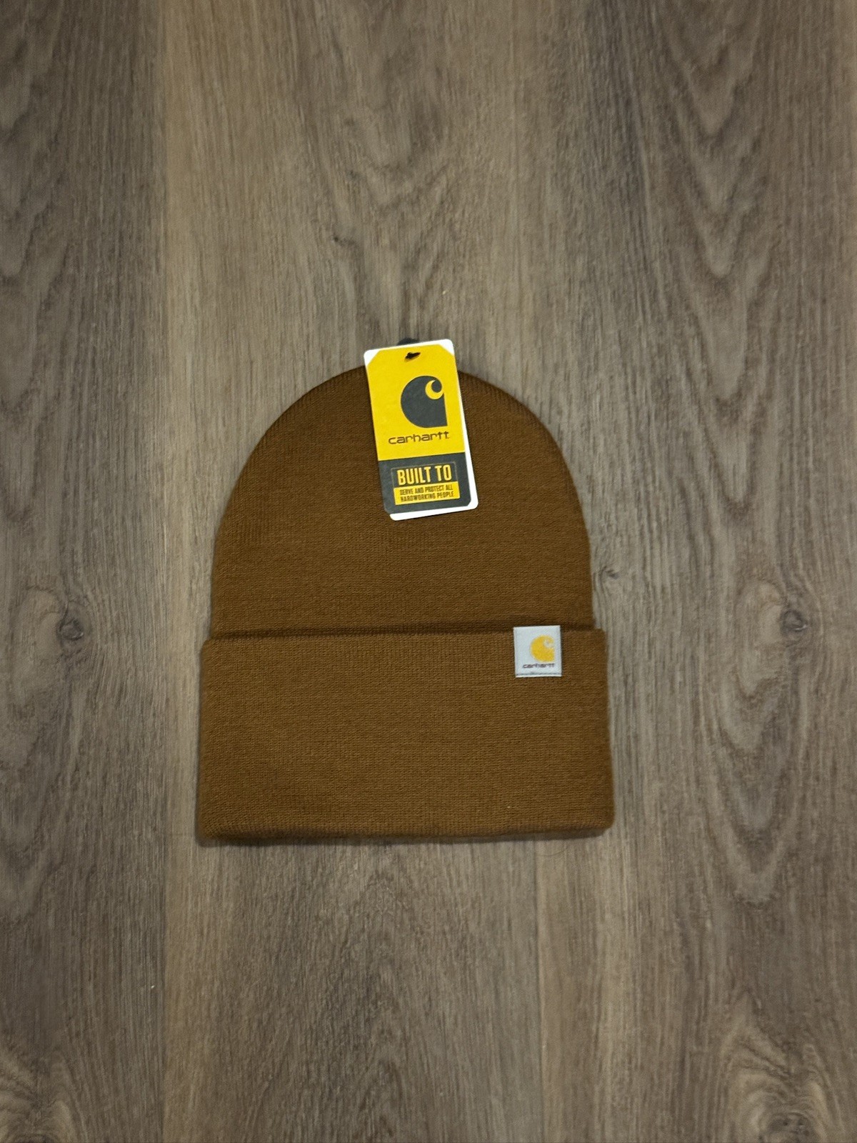 Carhartt Women’s Solid Knit Beanie Hat, Brown, Size M (AH4597-M)