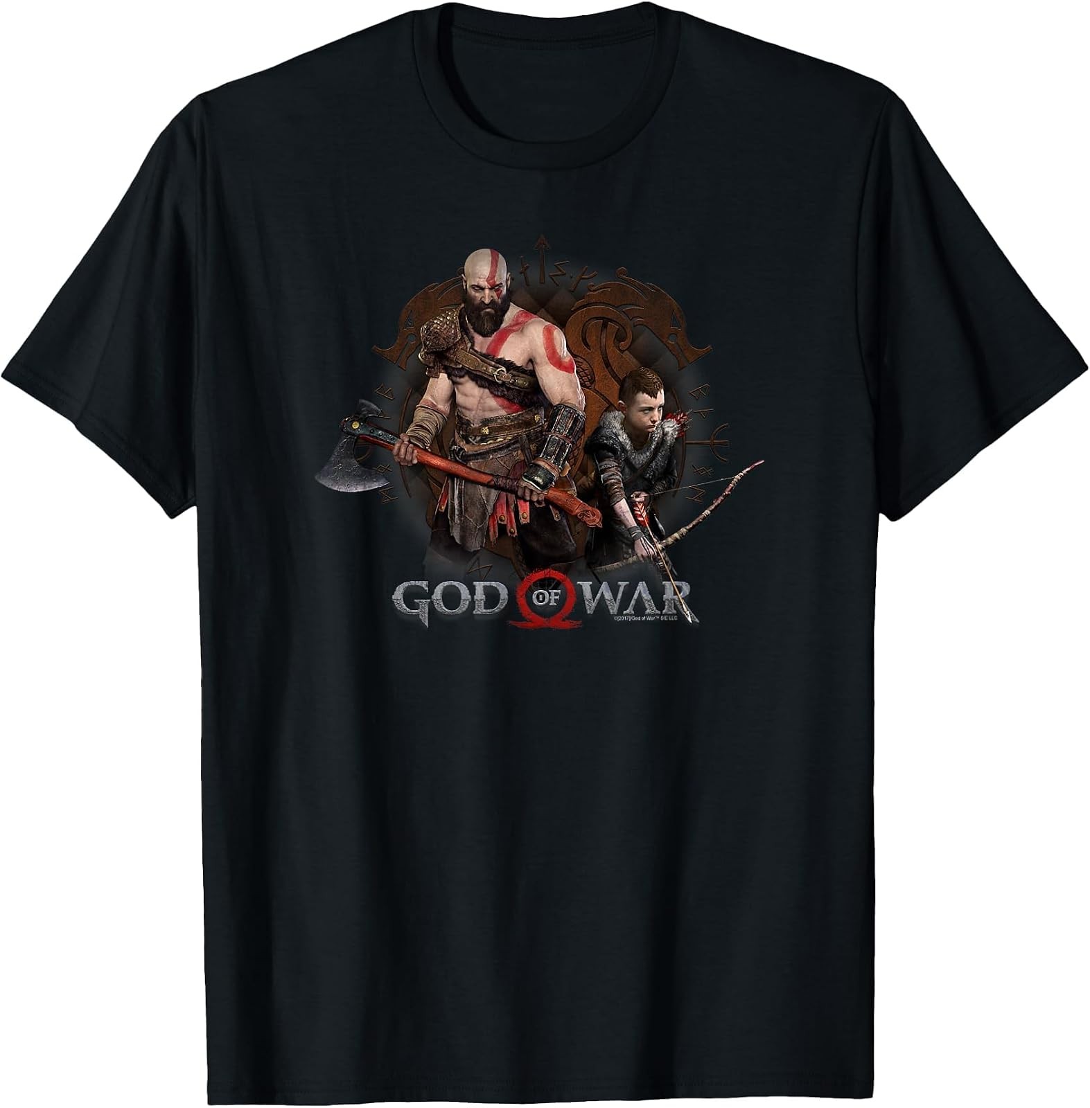 God of War Kratos and Son Ready T-Shirt T-Shirt