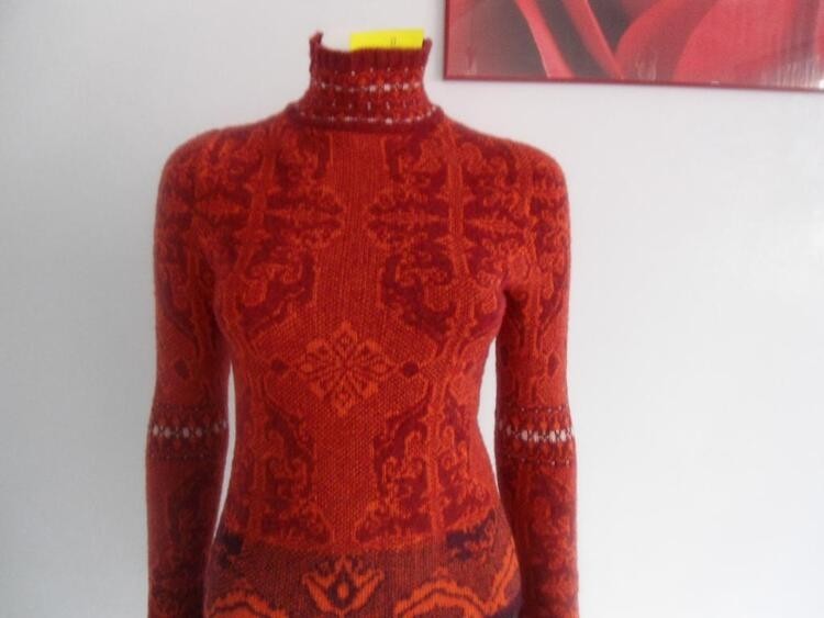 Sweater Turtleneck Etro Milano Vintage 1990s Wool and Cashmere NEW