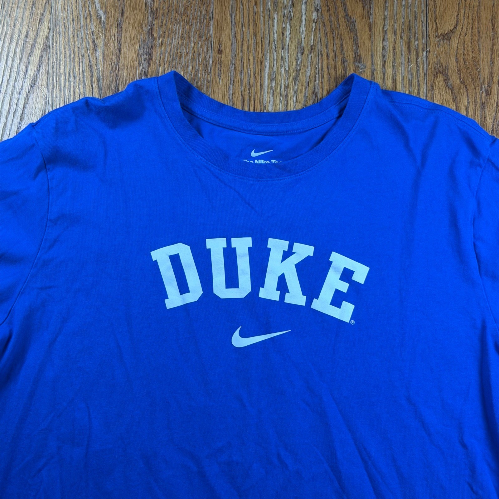 Nike Duke Blue Devils Long Sleeve T-Shirt Mens 2XL Royal Blue NCAA Basketball
