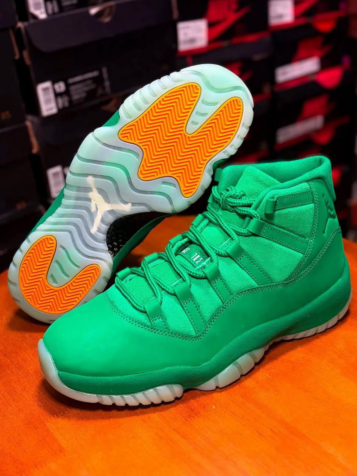 MEN Jordan 11 “Green Screen” 2026 Size US 7-12