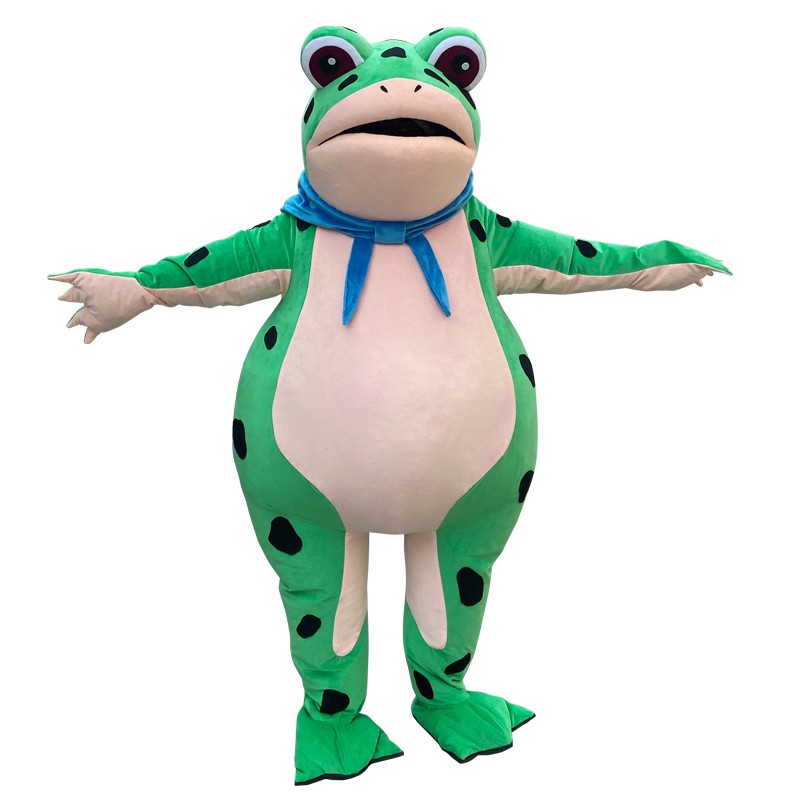 Inflatable Frog Costume Adult Funny Blow Up Cosplay Performance Jumpsuit Prop