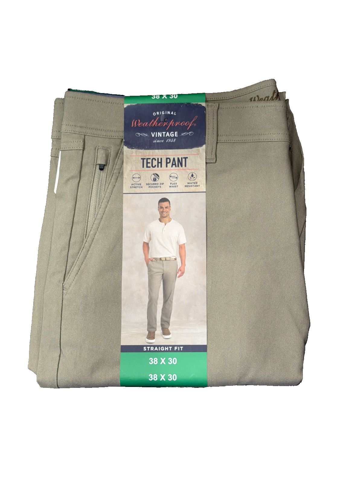 NWT Weatherproof Vintage Men’s Tech Pant 38X30