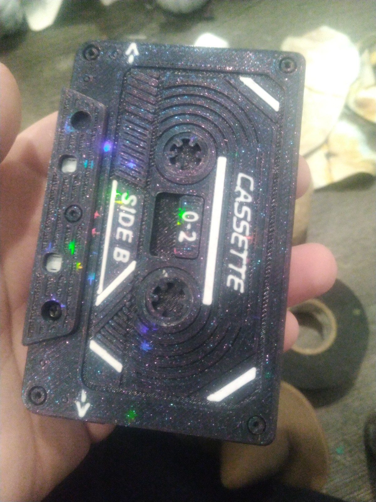 3d printed cassette wallet 