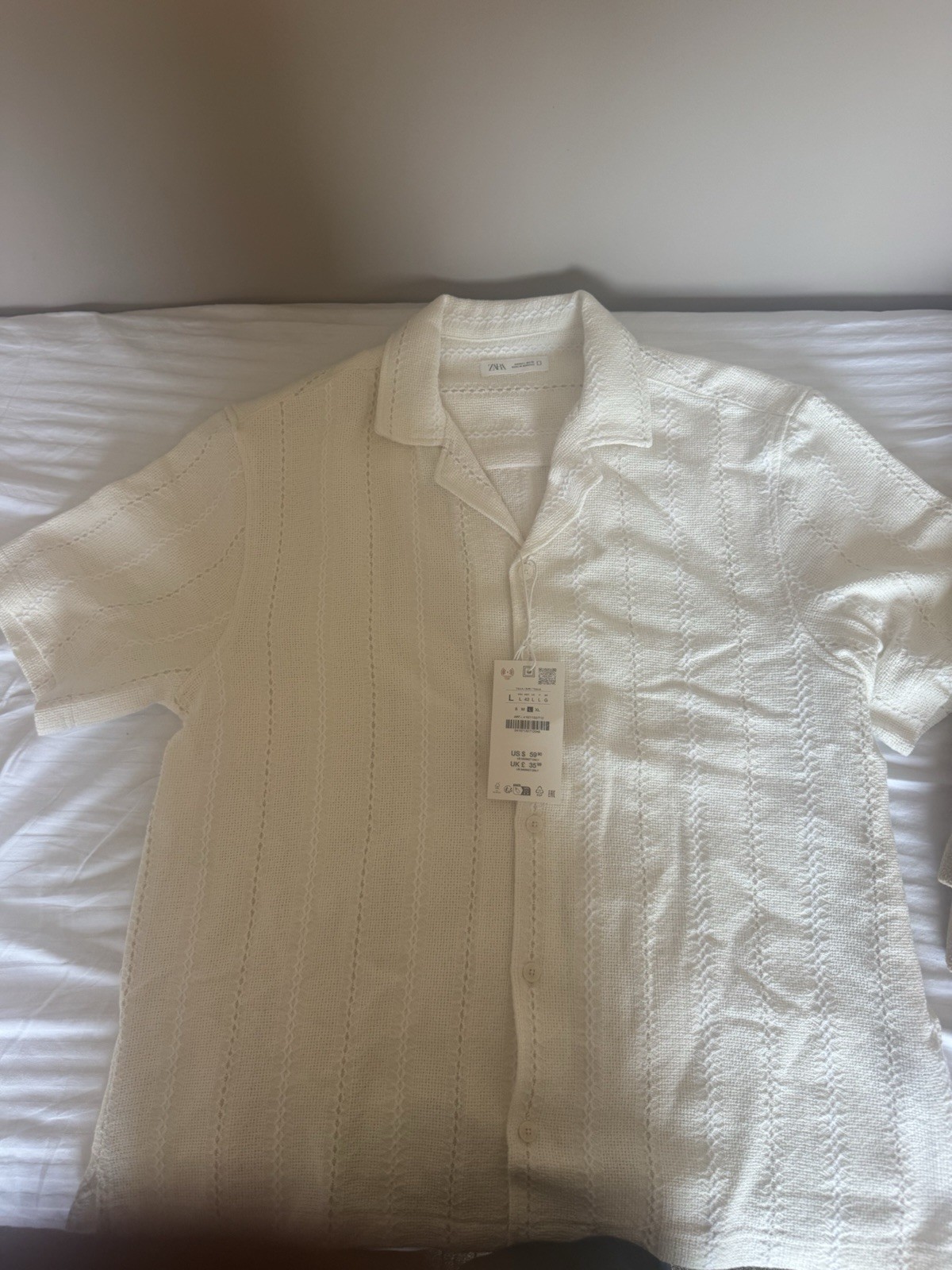 ZARA Men’s Top & Bottom set, Size L Regular