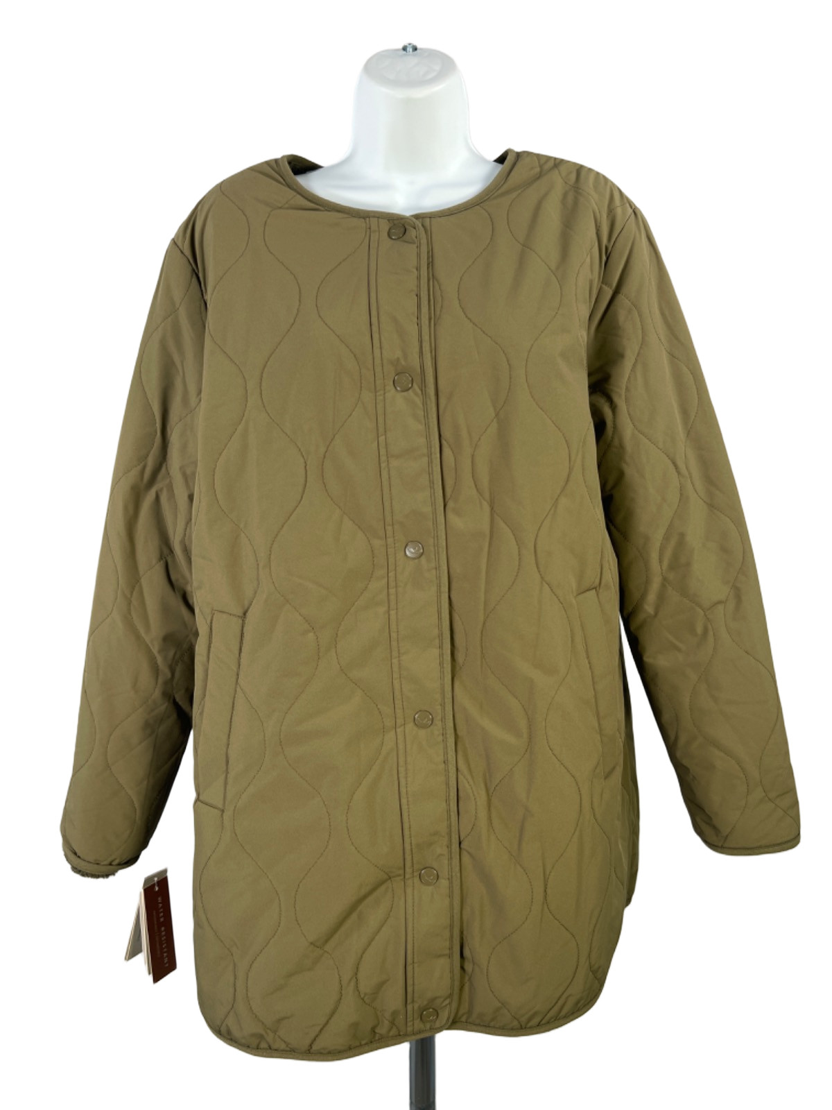 Koolaburra by UGG Women\'s Green Reversible Light Puffer Jacket - L