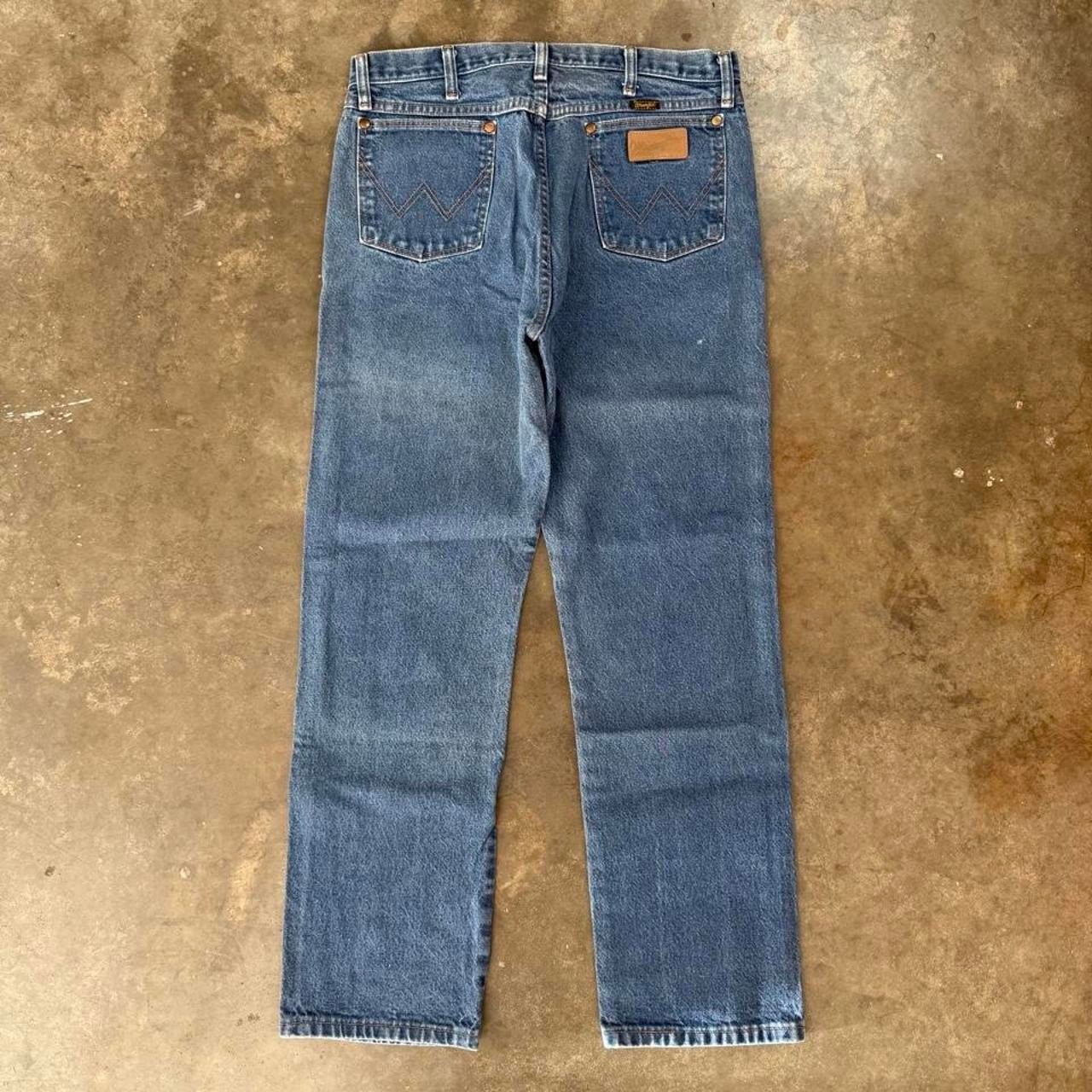 Vintage Wrangler 13MWZ Cowboy Cut Jeans Blue Denim 32x30 Mens Bootcut