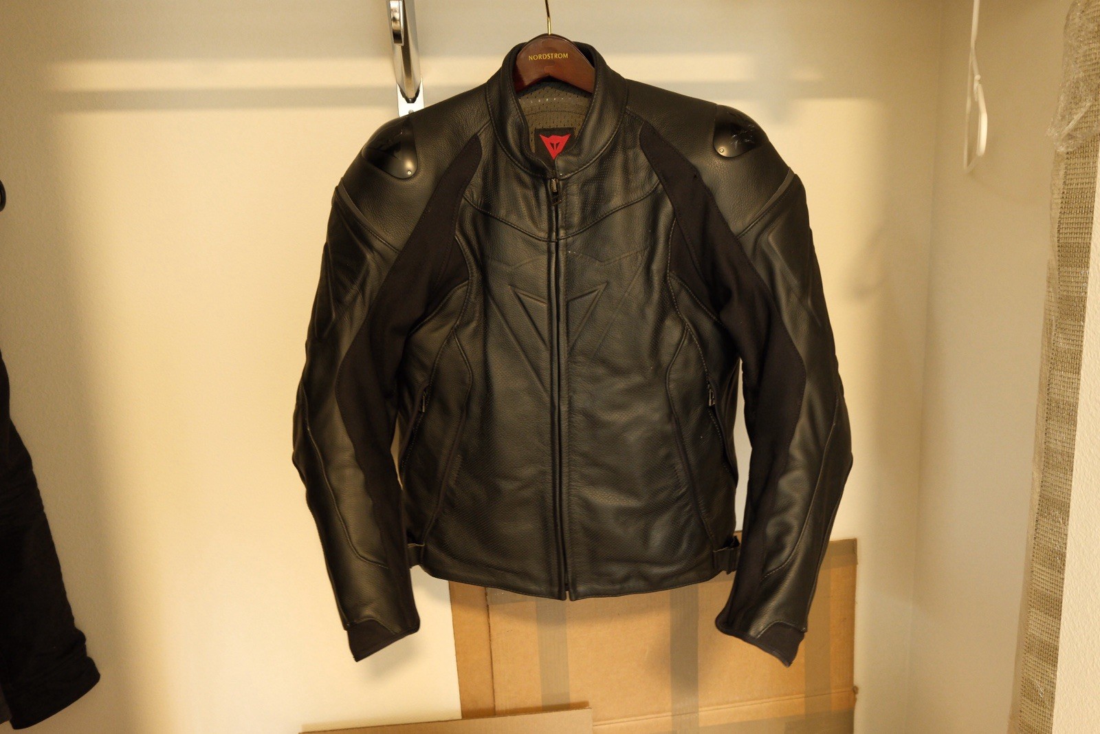 Dainese Fighter Perforated Motorcycle Jacket Sz 46