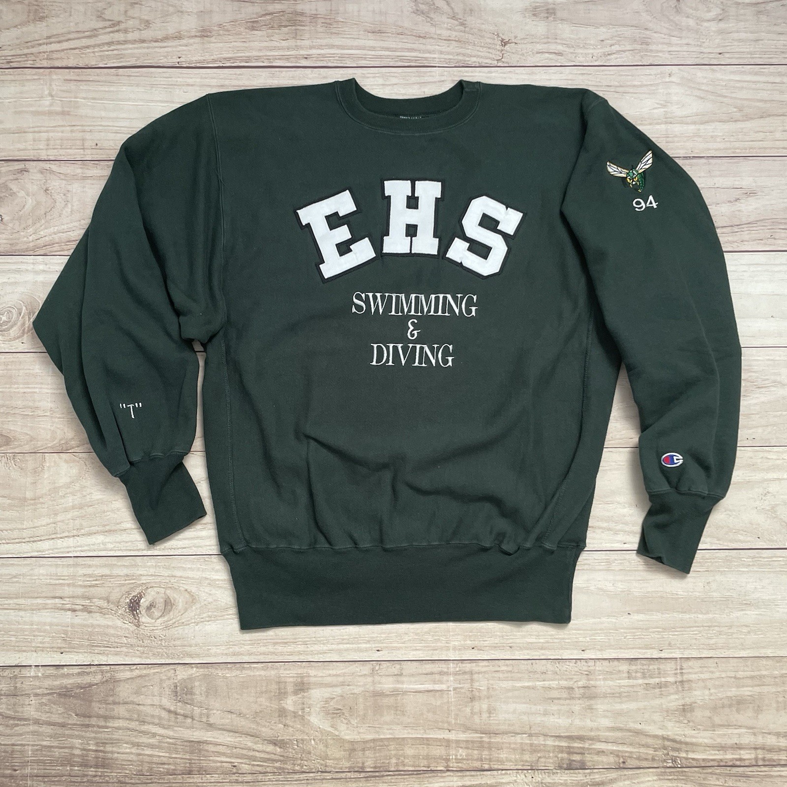 Vintage 94 Edina Hornets Swimming Minnesota Champion Reverse Weave Sweatshirt XL