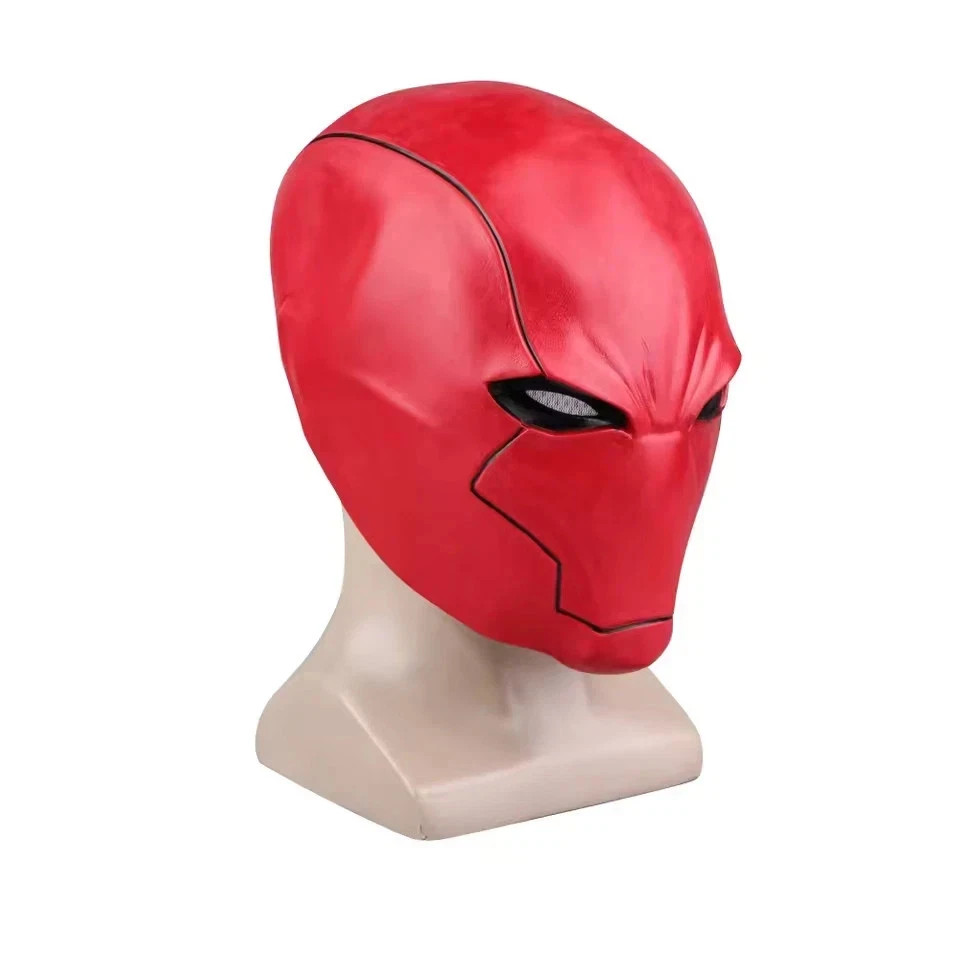 Cosplay Red Hood Jason Todd Helmet Wearable Superhero Halloween Mask Props Resin