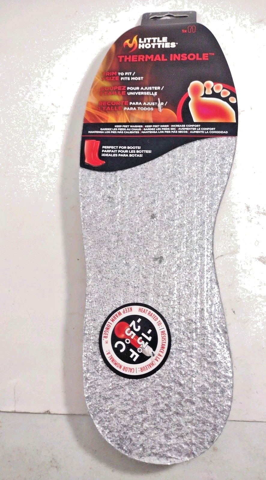 Little Hotties Thermal Felt Insole Trim To Fit Unisex Great For Boots 