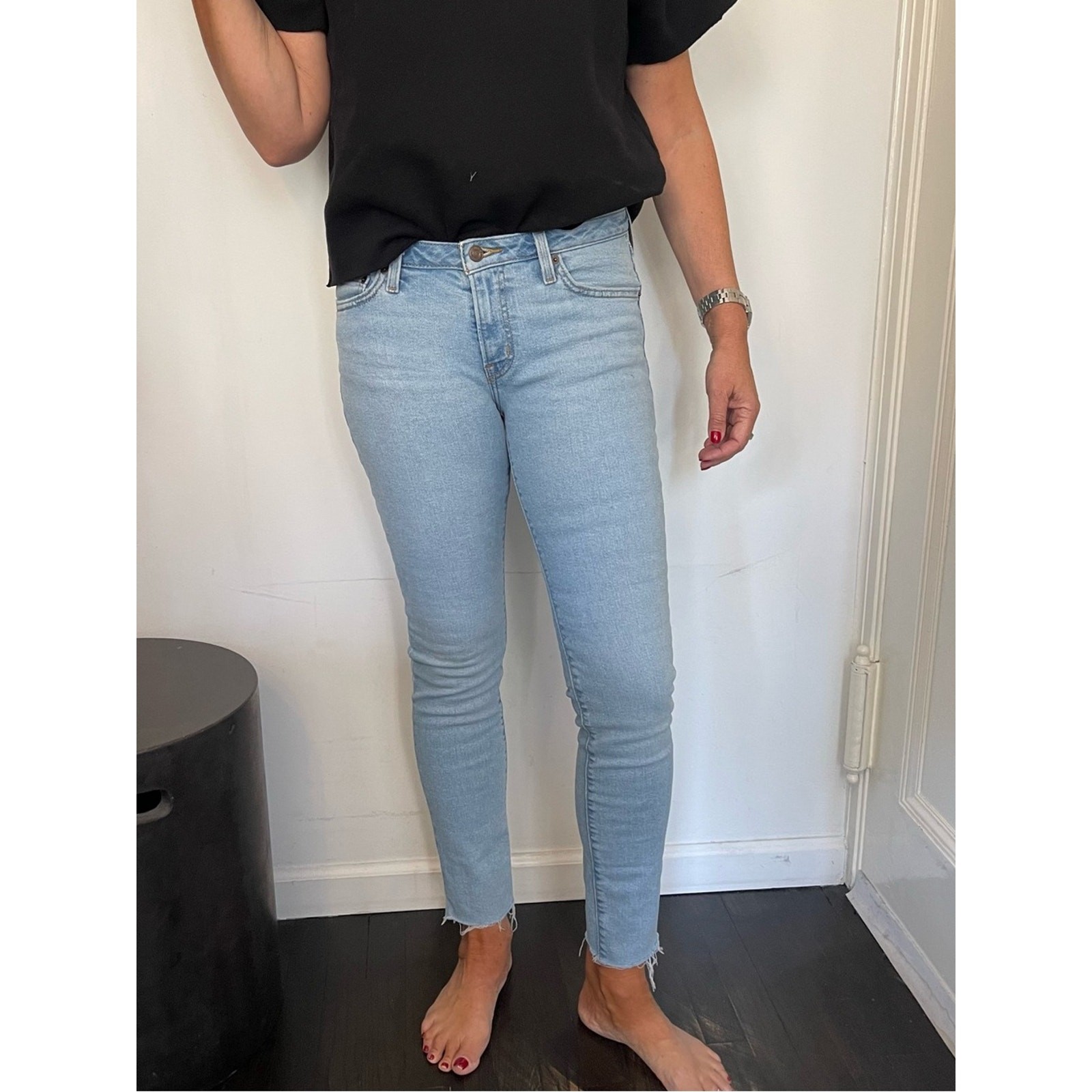 Levi Light Blue super low Skinny Jeans