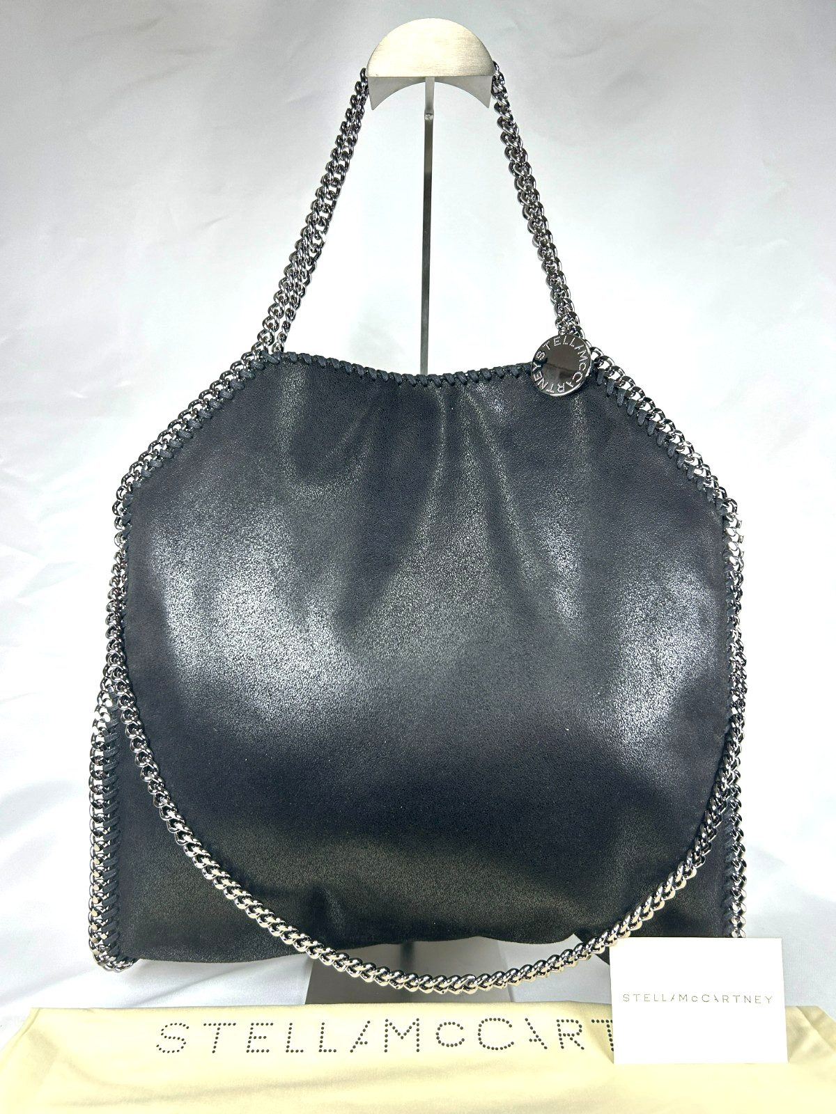 Stella mccartney falabella foldover bag Black Leather 510440