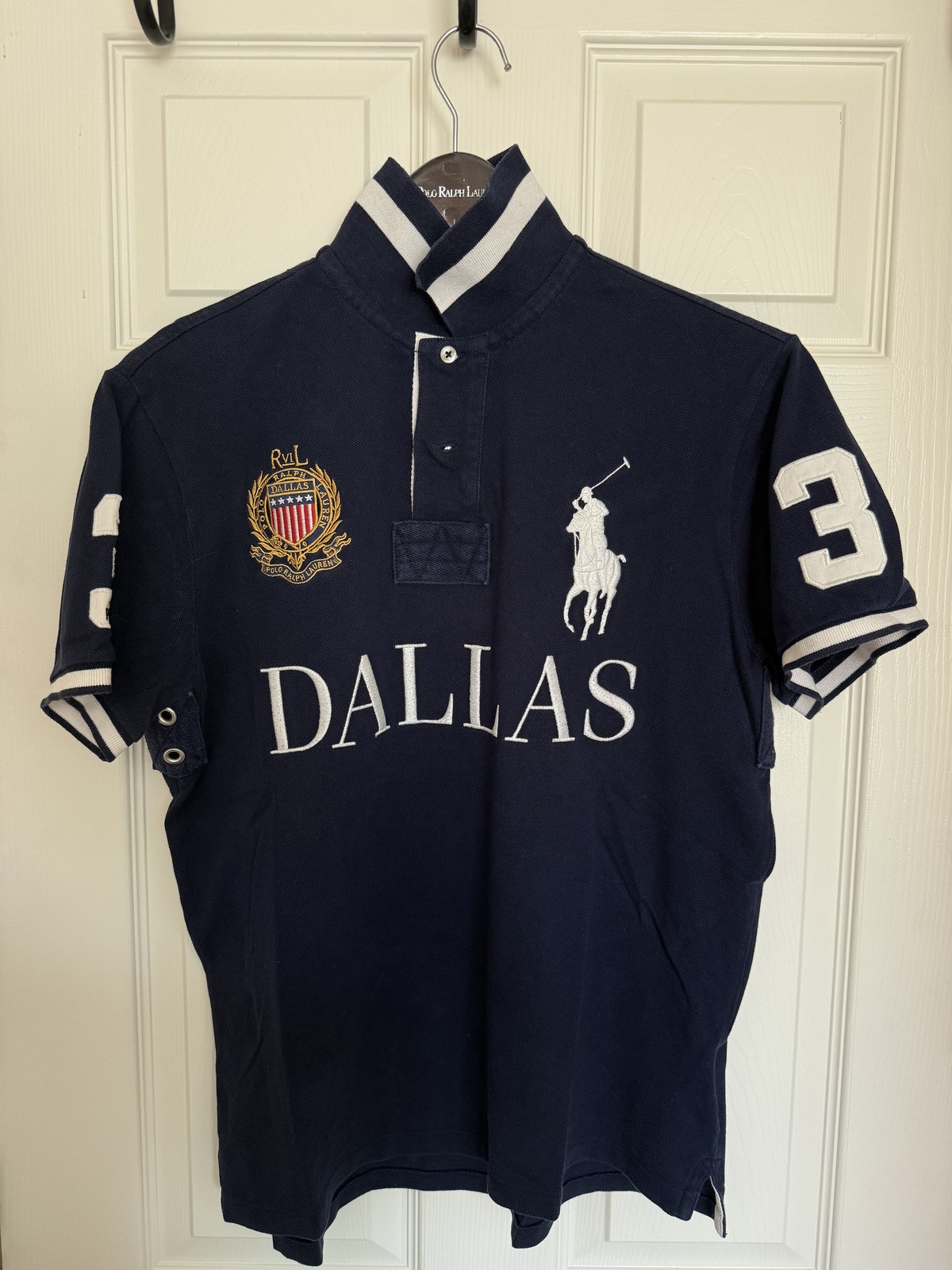 Rare Polo Ralph Lauren Dallas Big Pony City Polo Size M