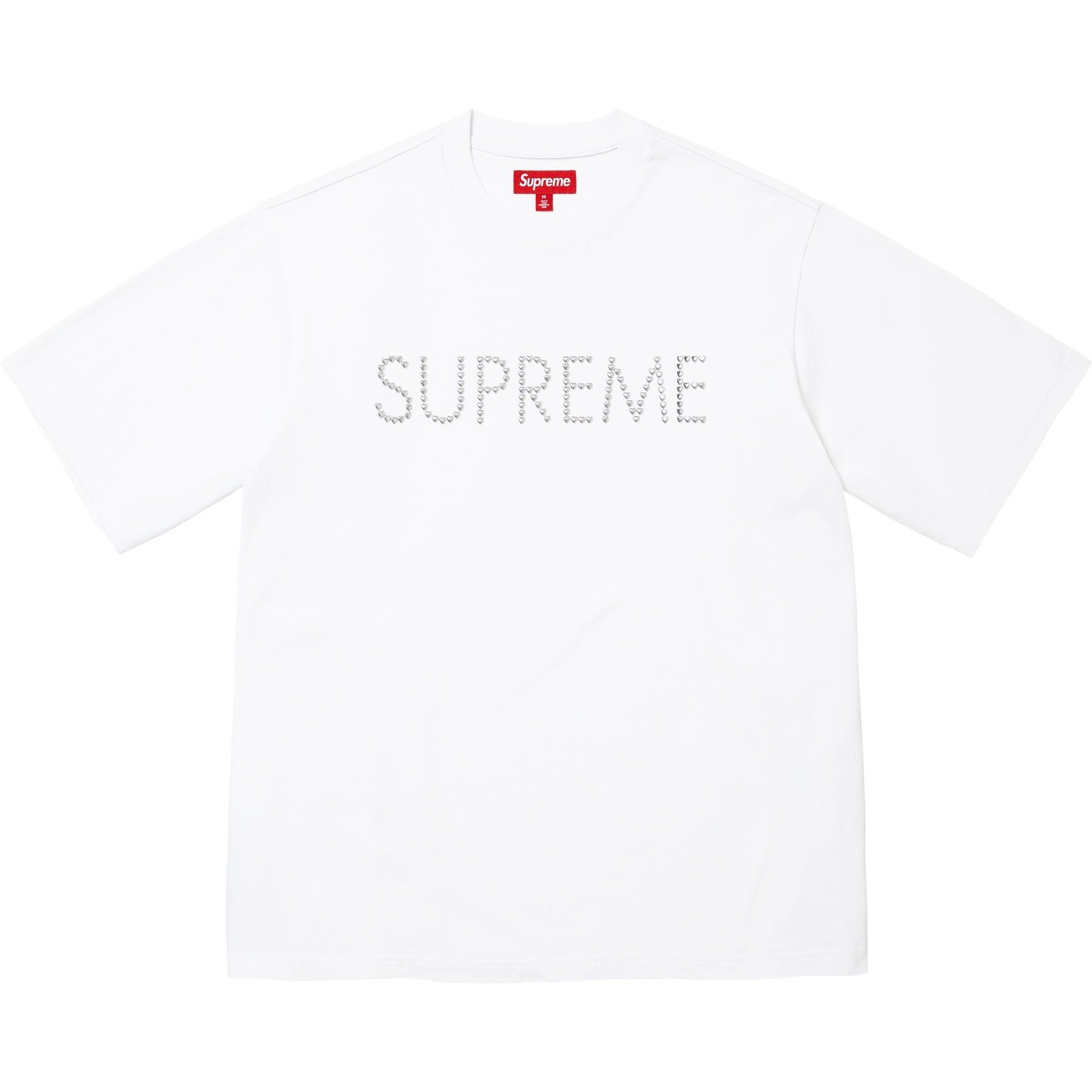 Supreme Hearts Studded S/S Top 5colors 26FW