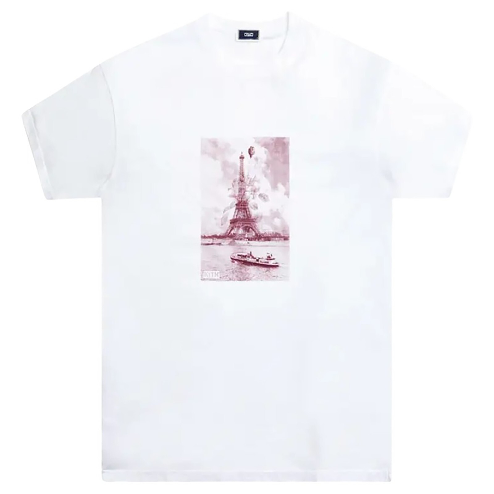 Kith Floral Maroon Eiffel T-Shirt White