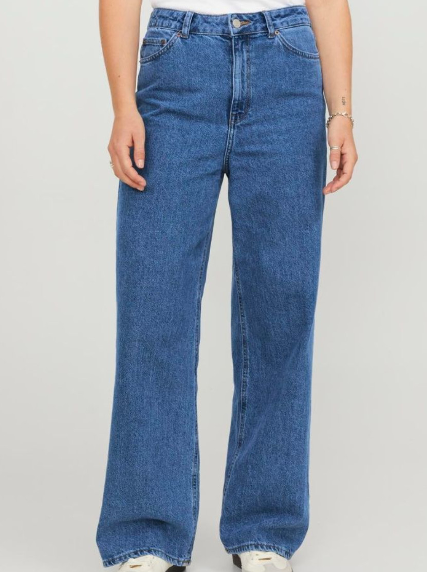 JJXX Women’s Wide Leg High Rise Jeans Medium Wash Size 32x30 NWT
