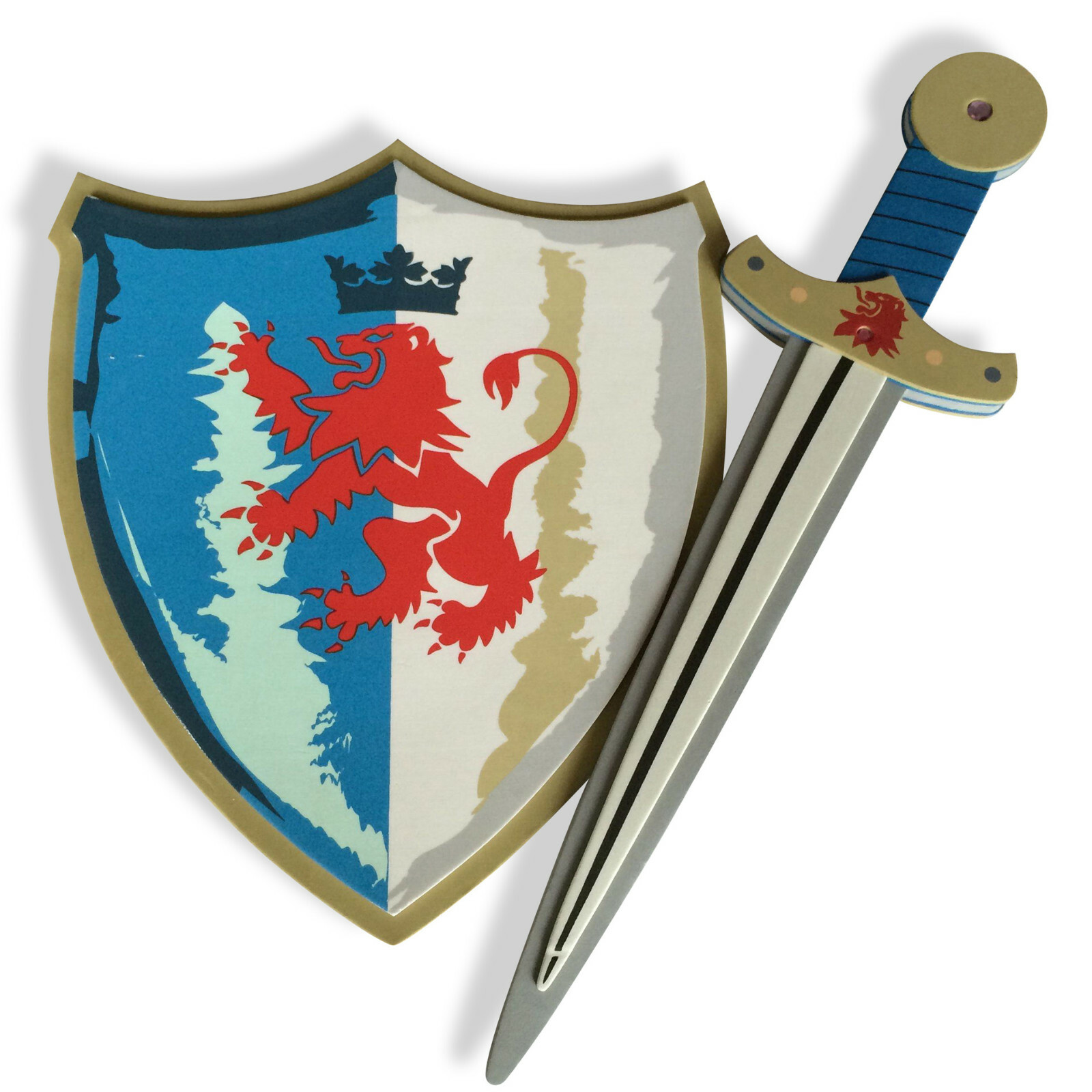 Knight Warrior Sword & Shield Foam Toys Cosplay Game Prop Costume Party For Kids