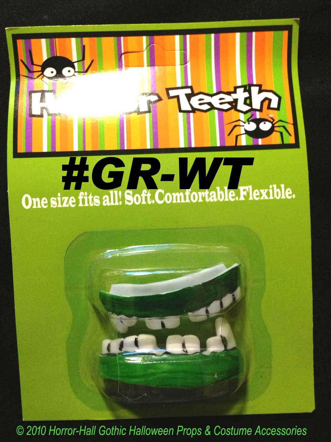 Creepy HORROR TEETH FANGS DENTURE Zombie Monster Pirate Costume Accessory-CHOOSE