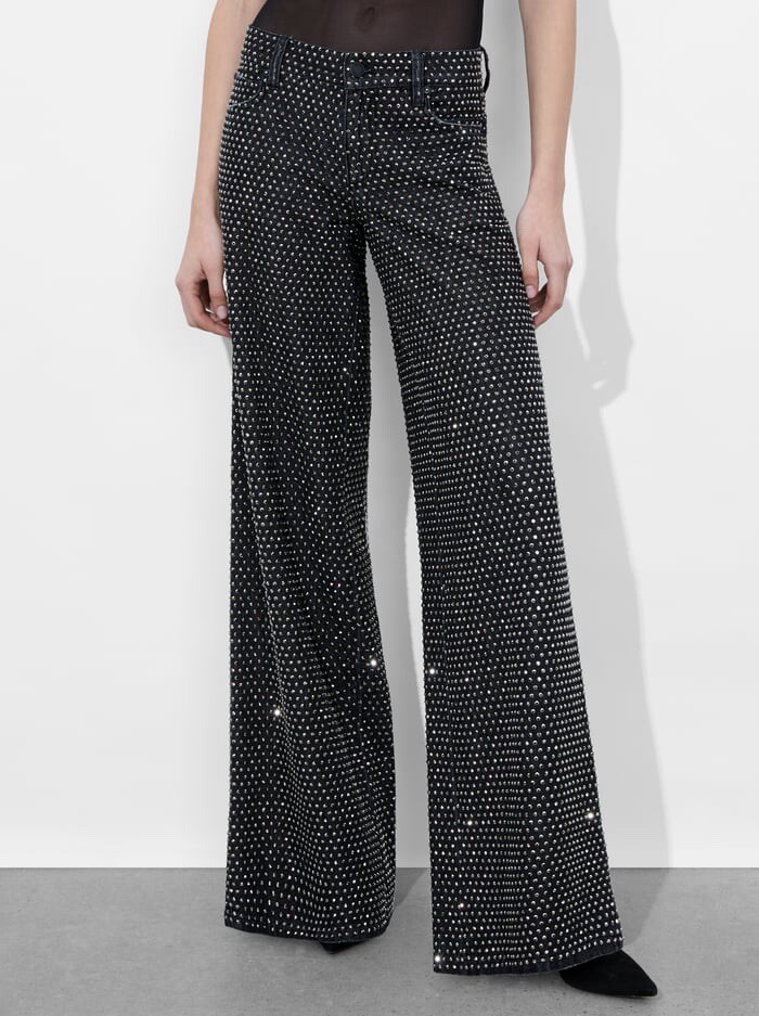 Alice Olivia JEAN TRISH EMBELLISHED Size 29 $795