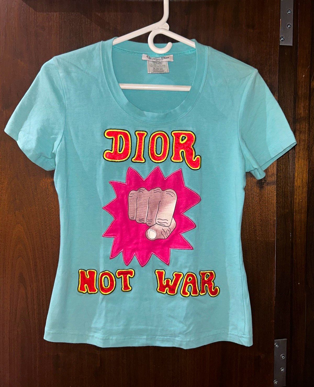 Authentic Galliano for Dior vintage DIOR NOT WAR. Perfect condition
