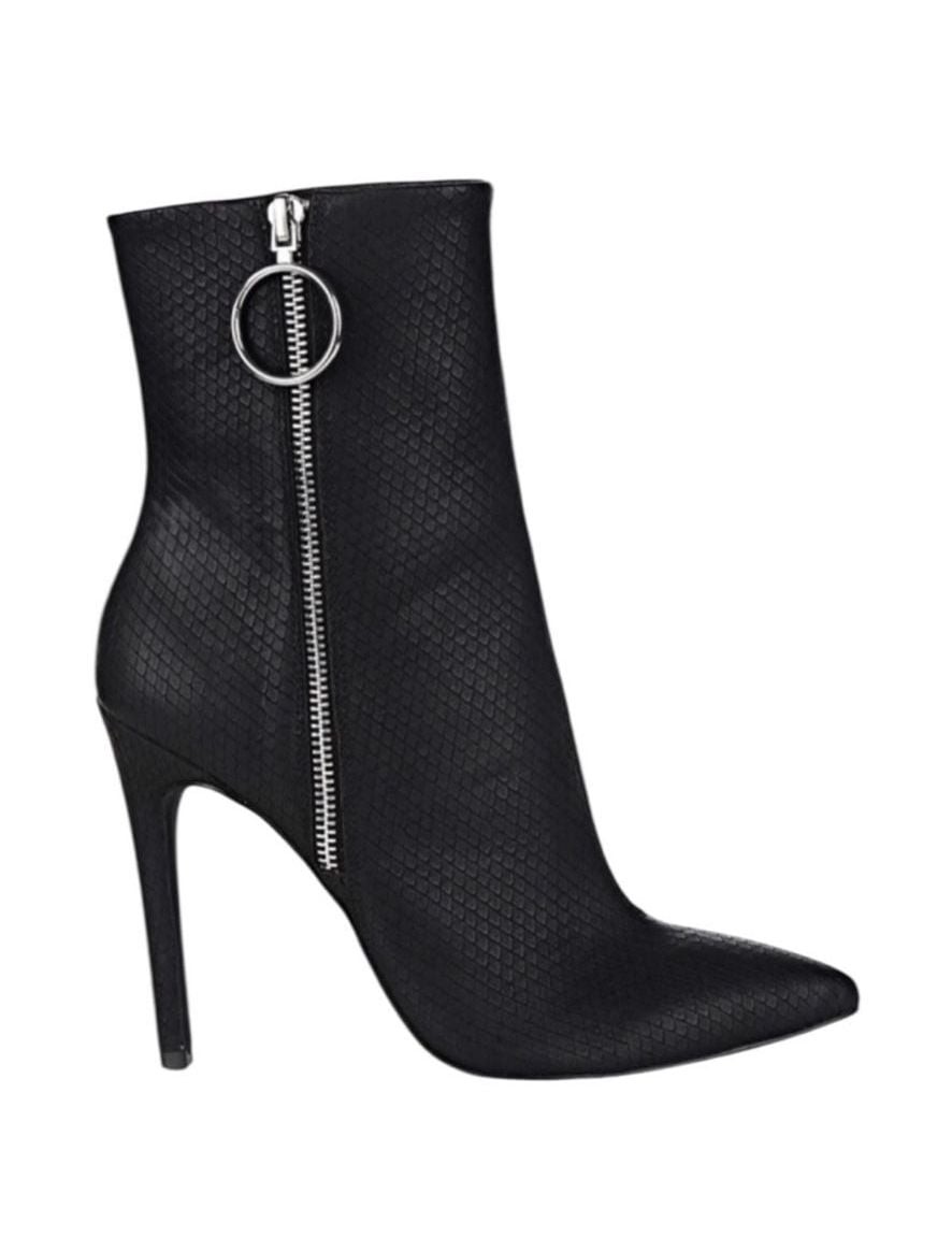 NEW Revolve Danielle Guizio Nectra Python Zip Boots Size 9