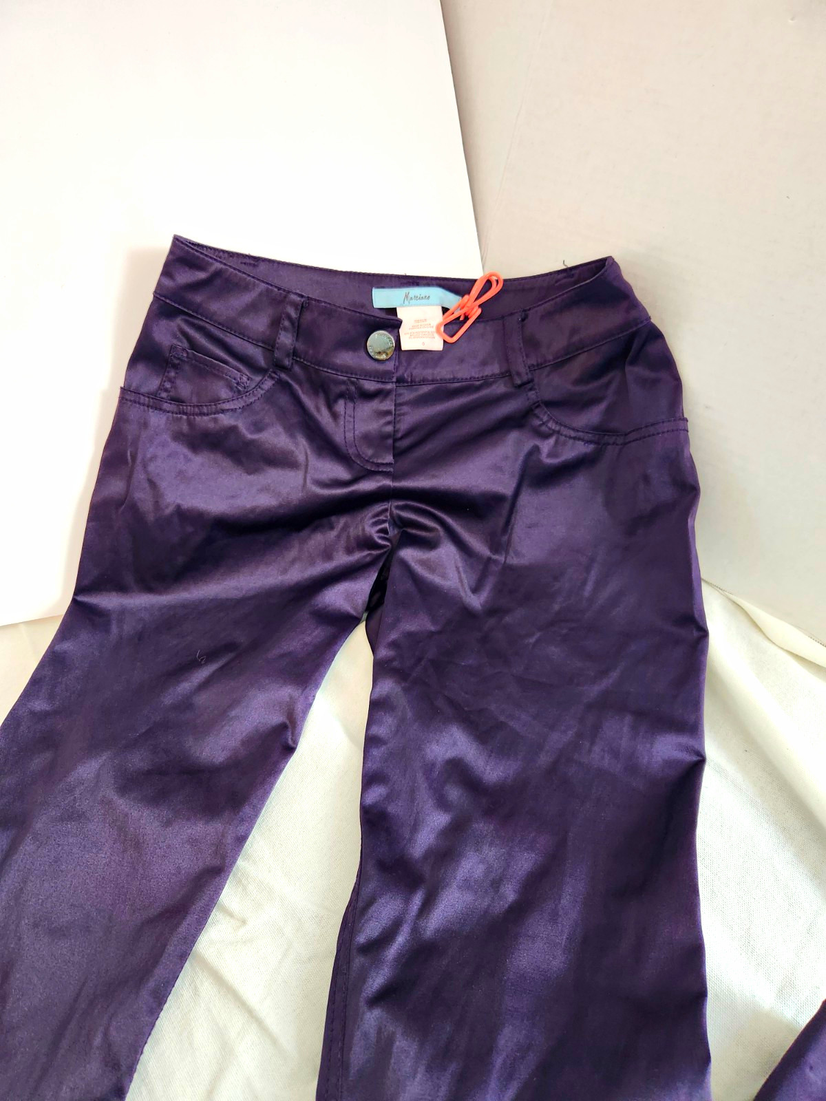 Marciano Guess Purple Satin Disco  Pants   Size 0