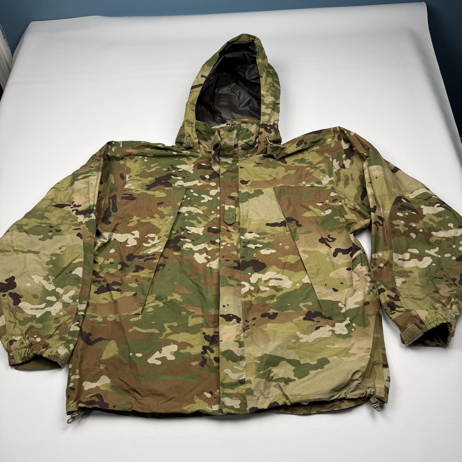 Bethel Industries Jacket Mens Medium Green Camo Extreme Cold Wet Weather Gen III