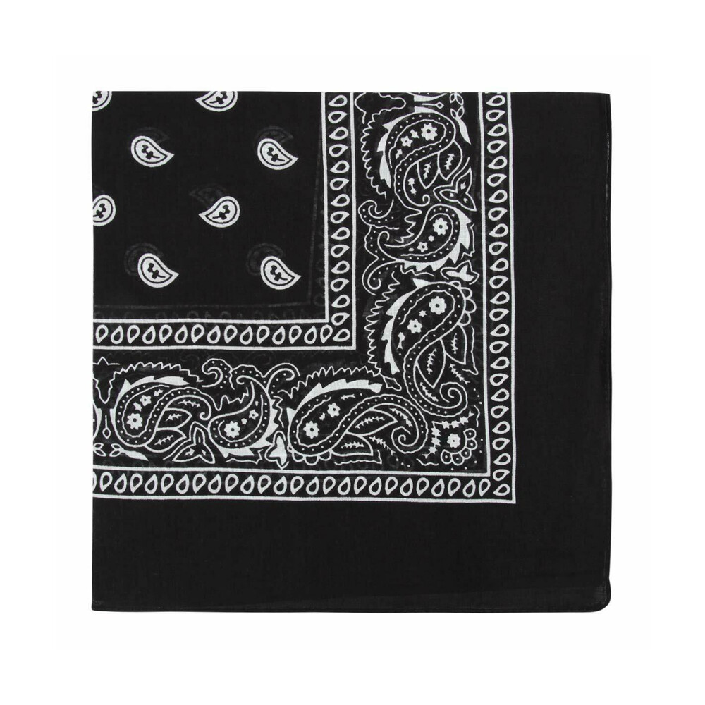 1-3Pcs Bandana 100 Cotton Paisley Print Double-Sided Scarf Head Neck Face Mask
