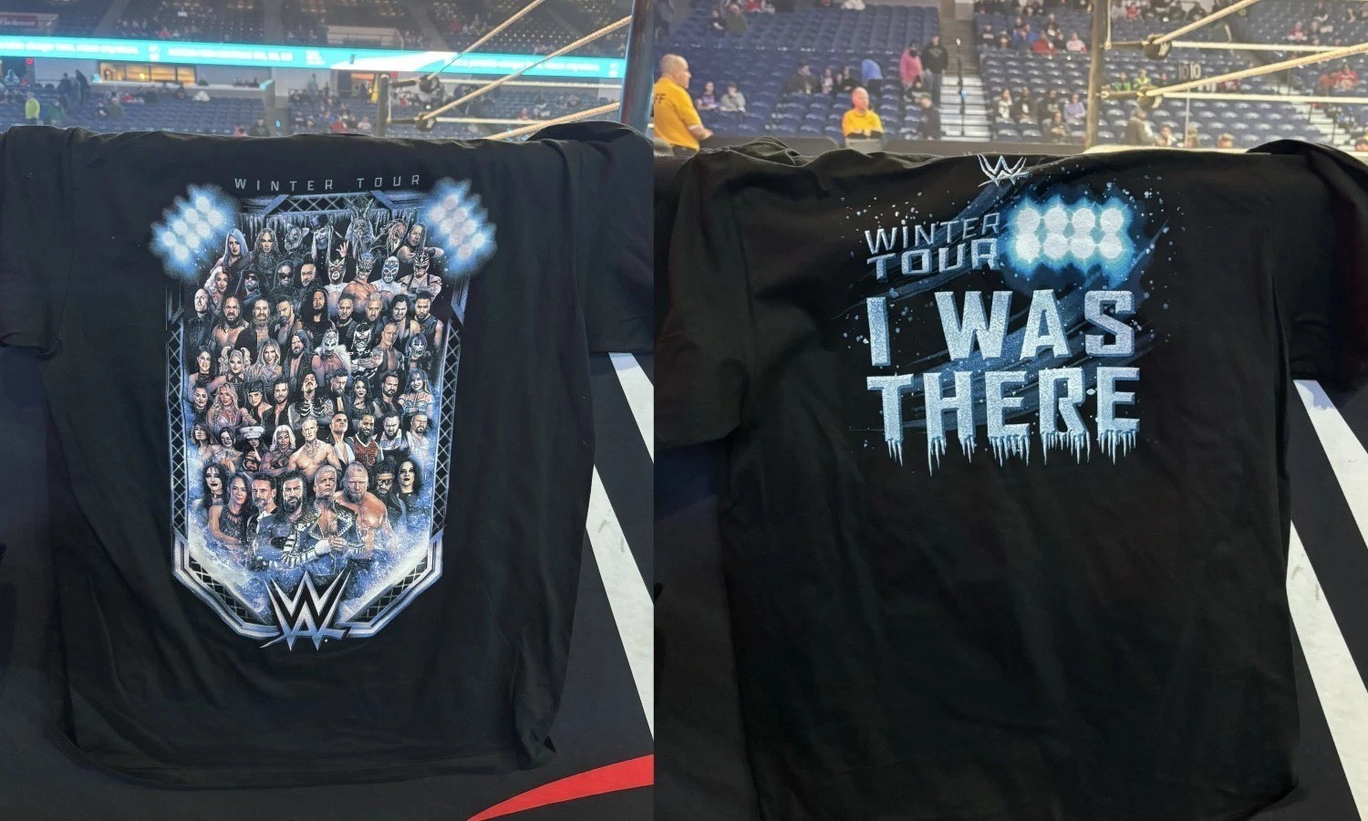 SALE WWE Holiday WInter Tour 2025 2026 I Was There Merch T-shirt, FAST SHIP