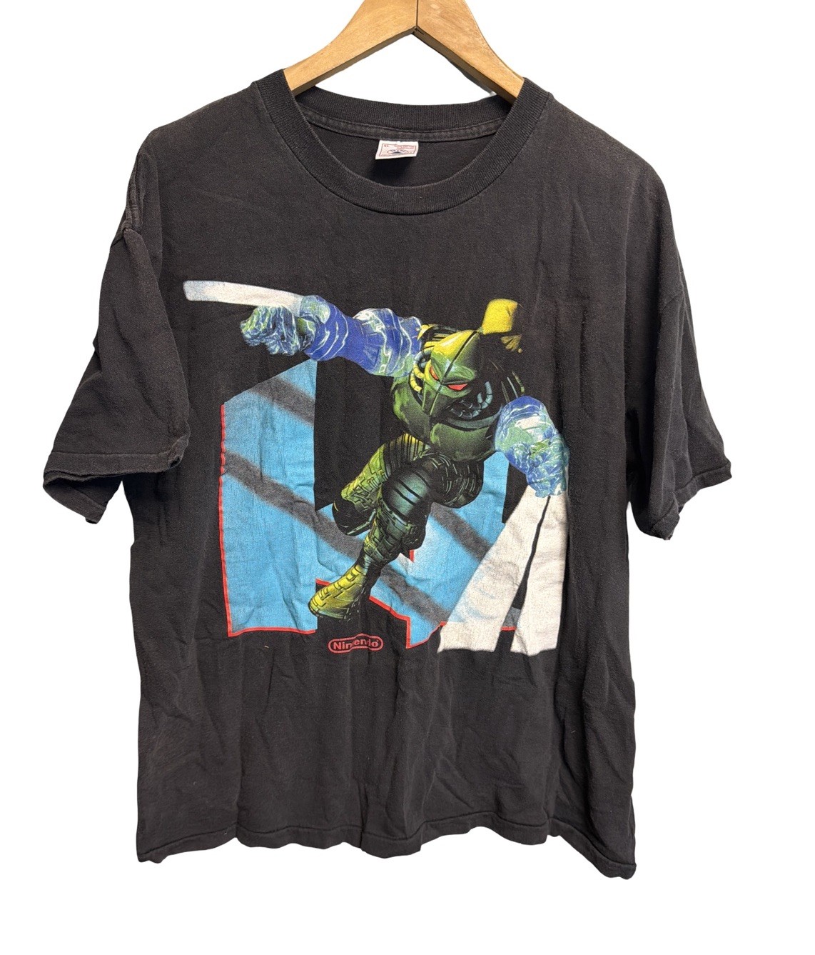 Vintage 1994 Nintendo killer instinct fulgore Promo T Shirt Single Stitch Sz XL