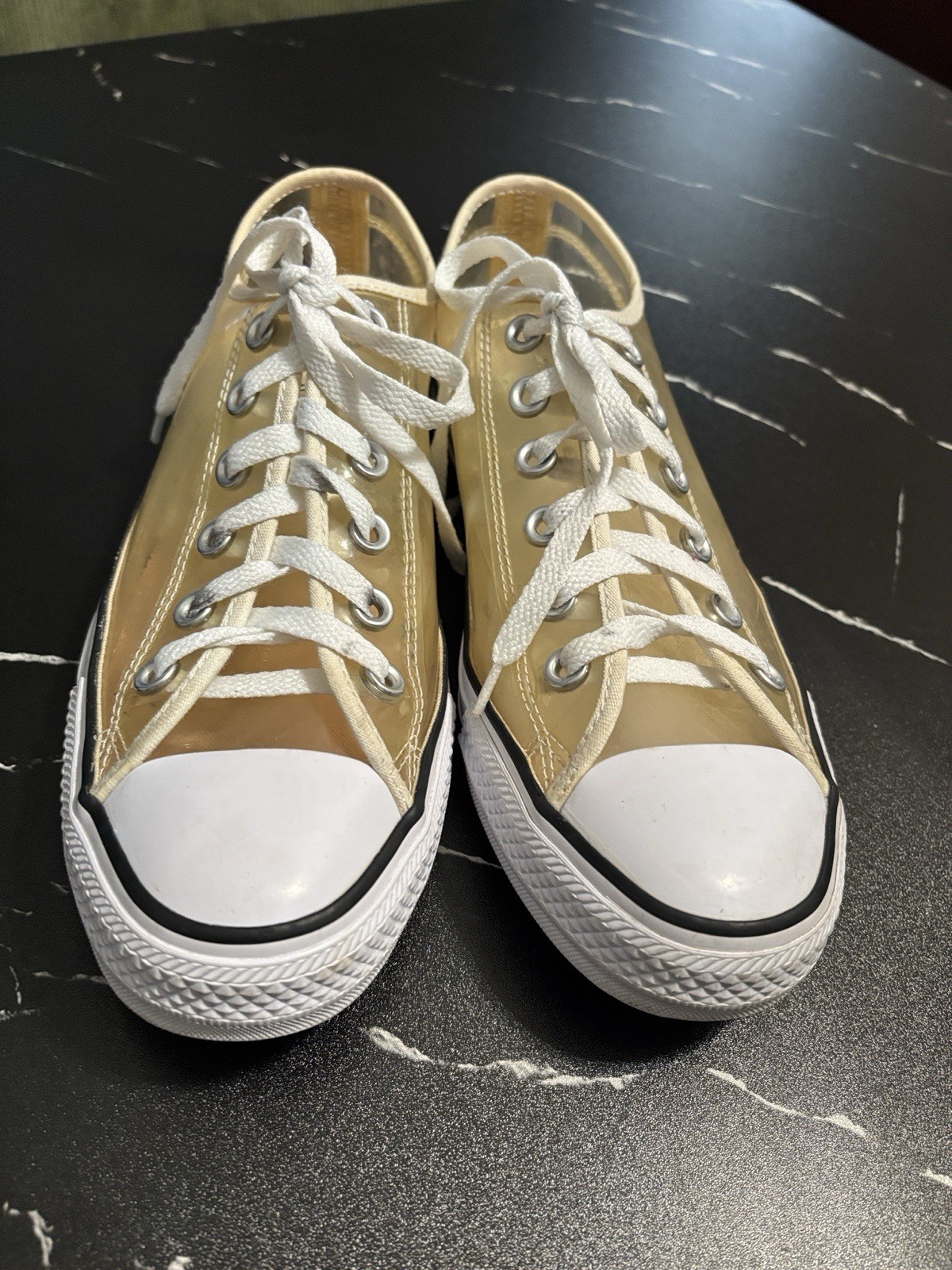 Transparent Low Top Converse All Star