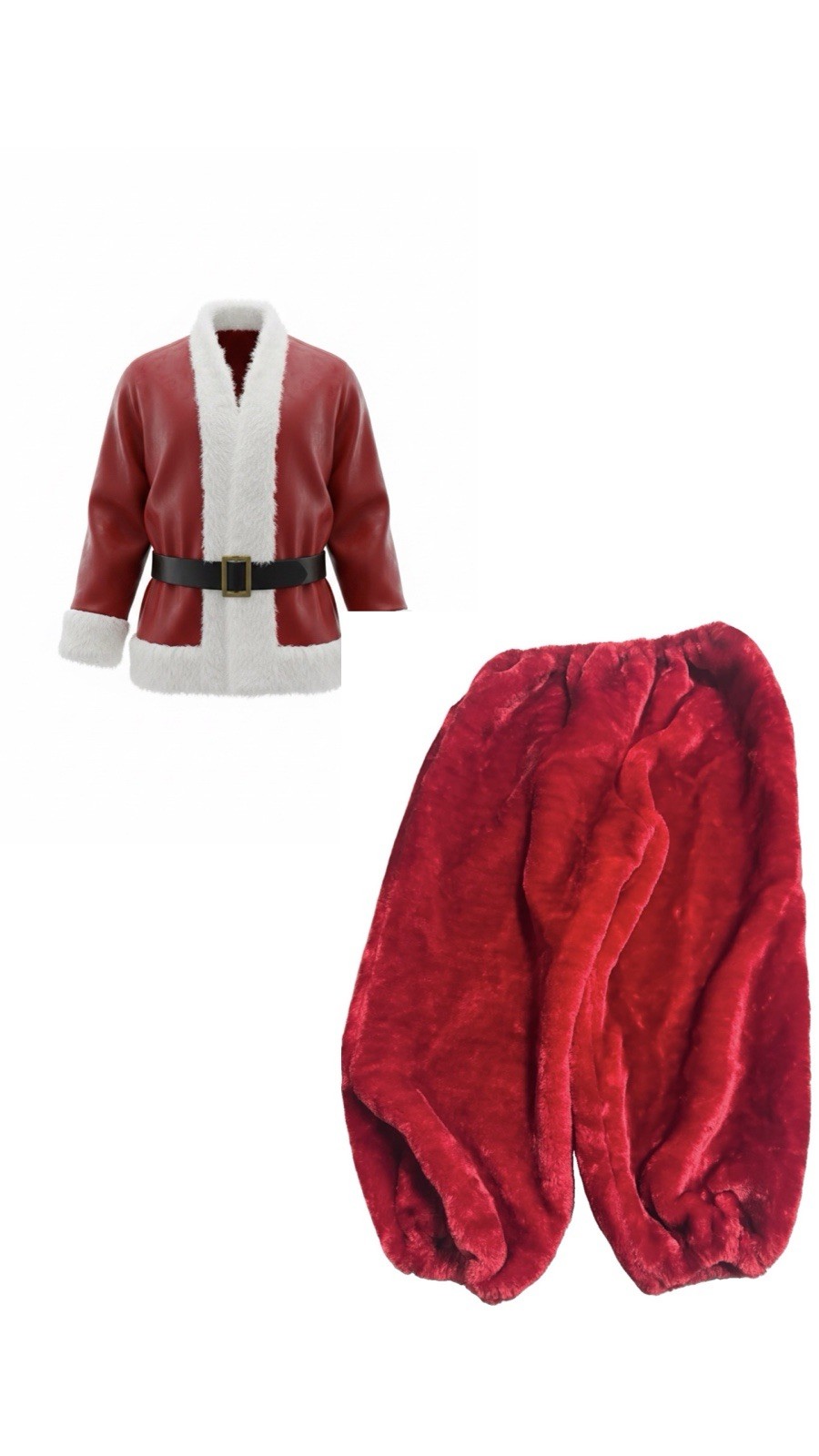 Amscan Santa Claus  Merry Christmas St. Nick Holiday Coat & Pants Men’s Size XL