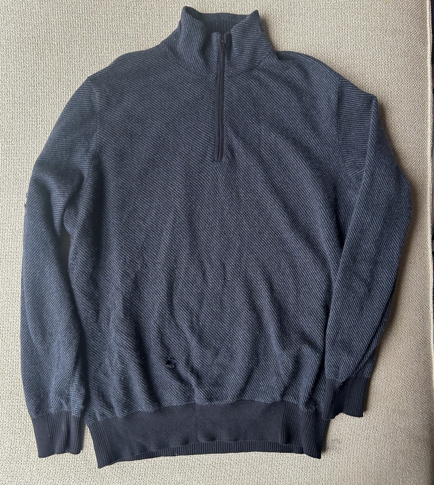 Loro Piana Roadster Pull Blue Jumper Sweater Size 50