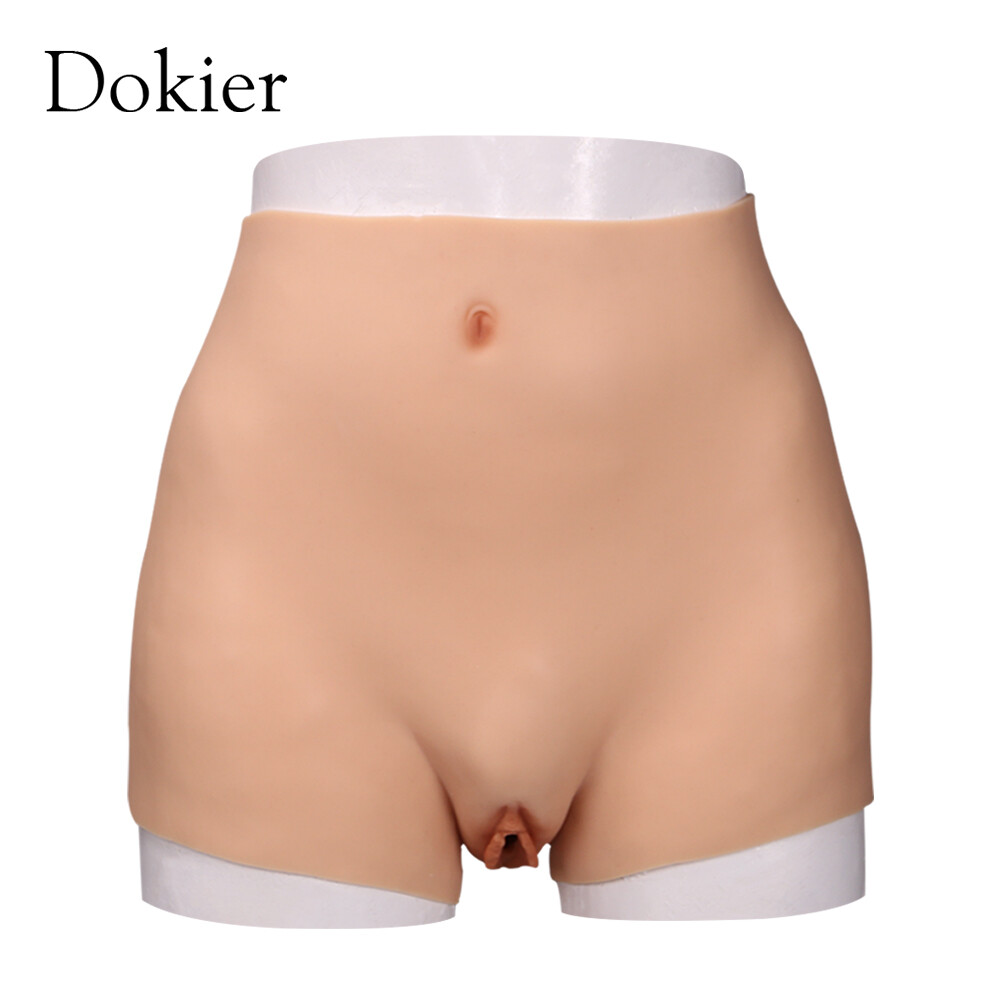 Dokier Silicone Crossdresser Fake Panty Panties Transgenser Hip Shaping Pants