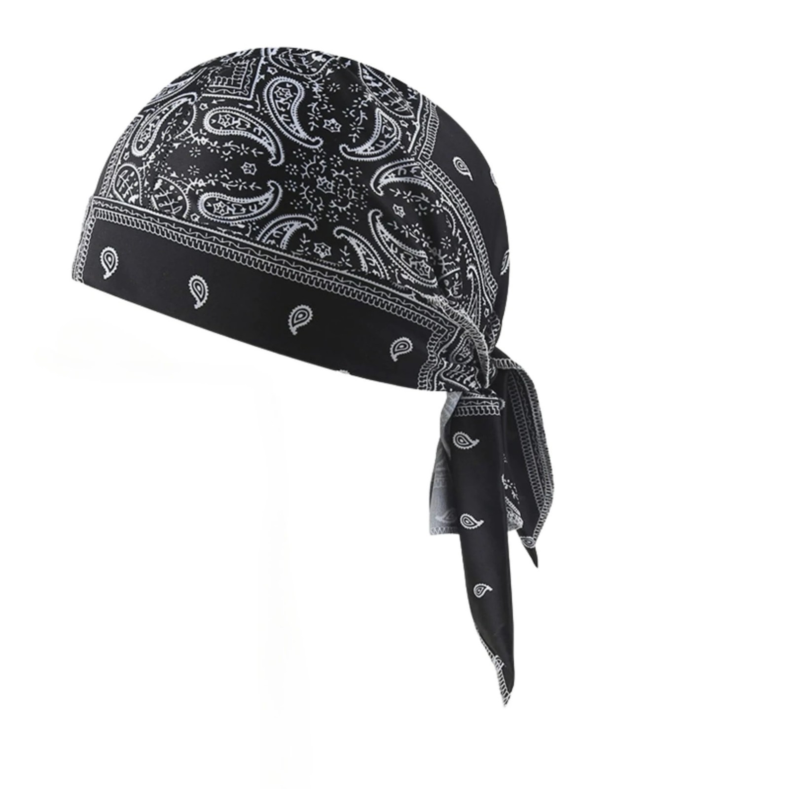 Elastic Motorcycle Wrap Biker Du Bandana Paisley Doo Rag Head Skull Cap Durag US