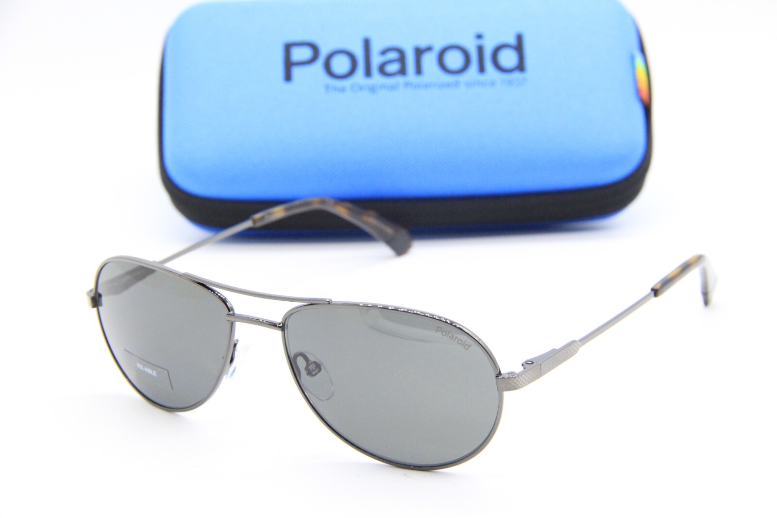 NEW POLAROID PLD 2100/S/X KJ1M9 GRAY HAVANA SUNGLASSES AUTHENTIC W/CASE 56-16