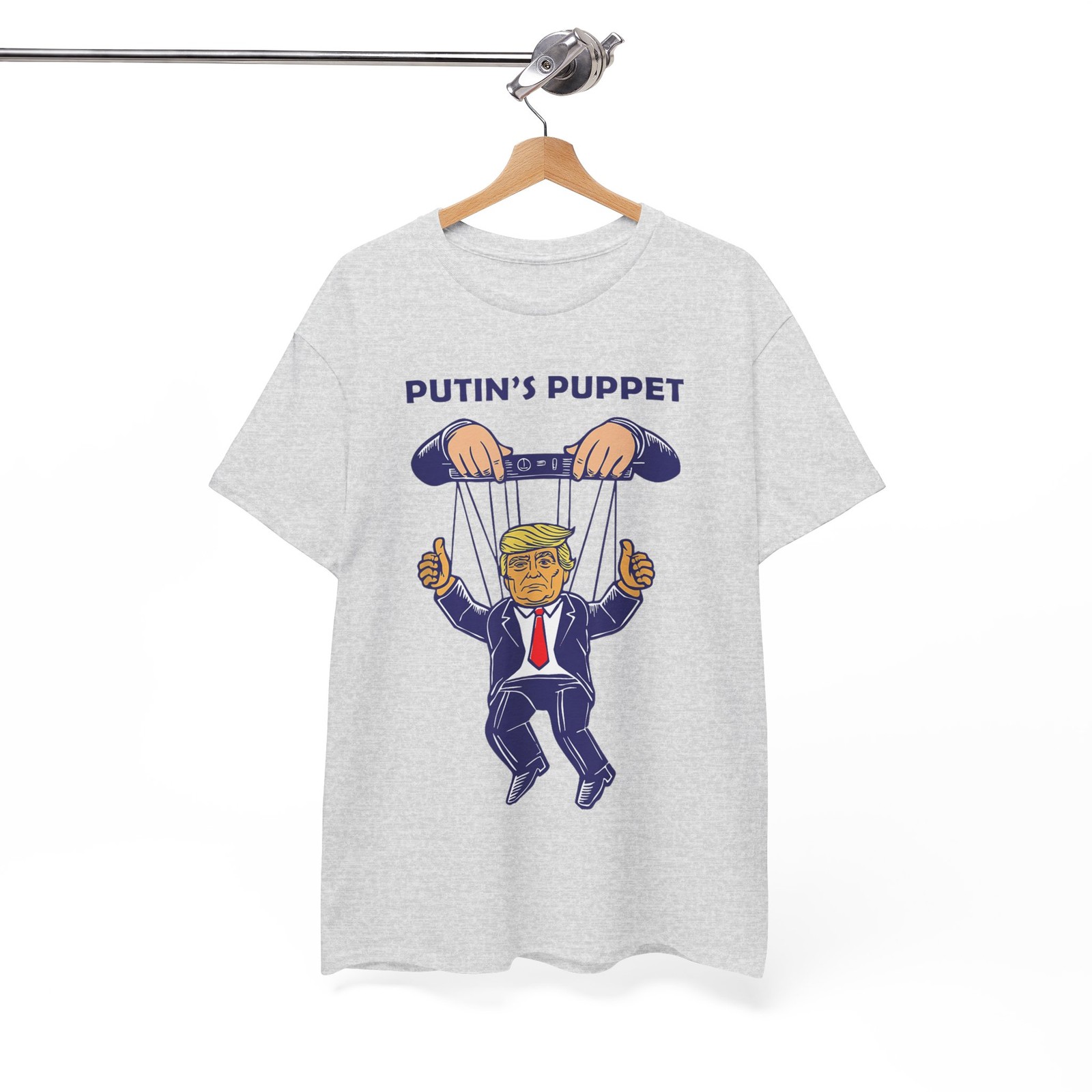 Trump Shirt, Putin\'s Puppet Trump Is A Russian Asset Political Parody T-shirt 