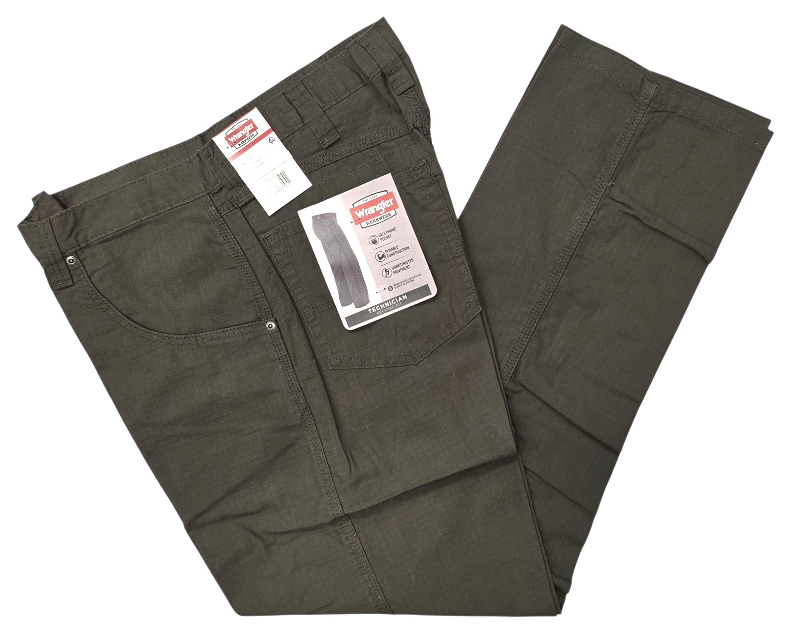 Wrangler #11850 NEW Men\'s Technician Relaxed Fit Pants