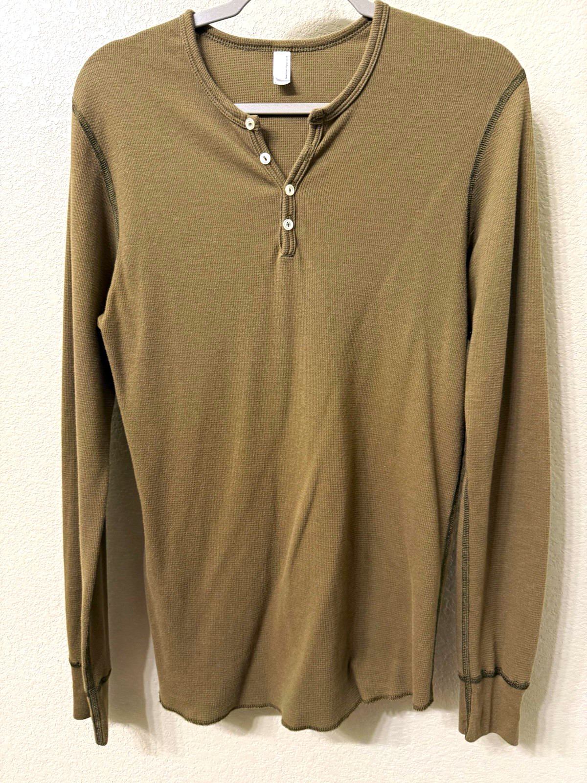 Dexter Morgan Screen Accurate American Apparel Henley (RARE Embroidery)
