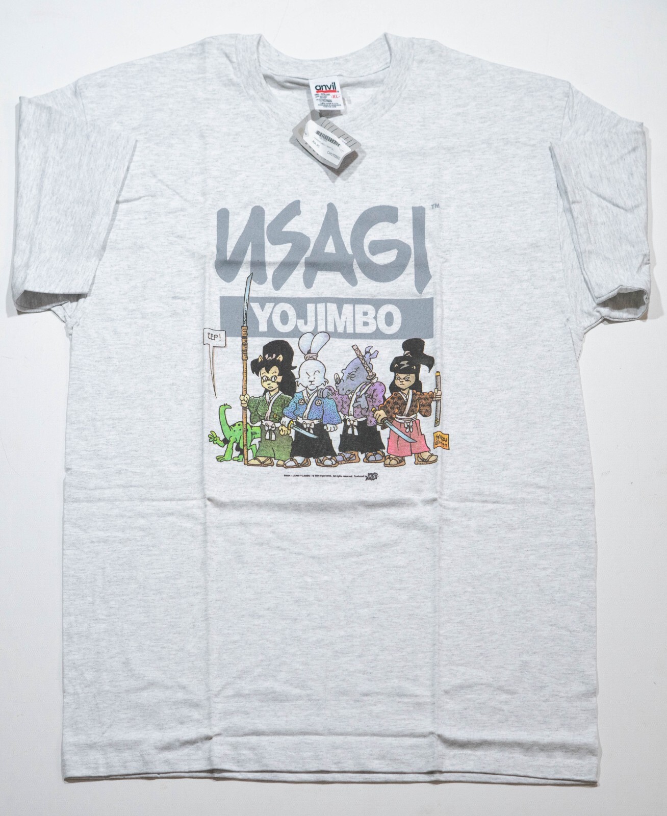 Vintage Usagi Yojimbo Manga Anime T-Shirt Sz XL Comic Images Promo Tee 1999 NWT