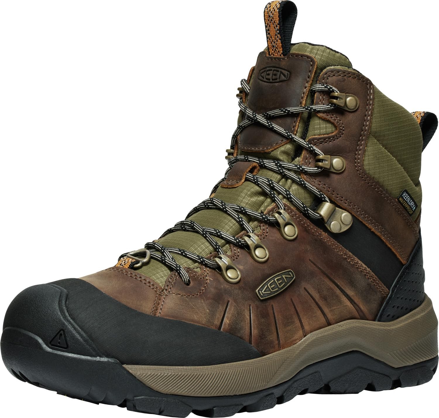 KEEN Men\'s Revel 4 Mid Height Polar Insulated Waterproof Snow Boots,