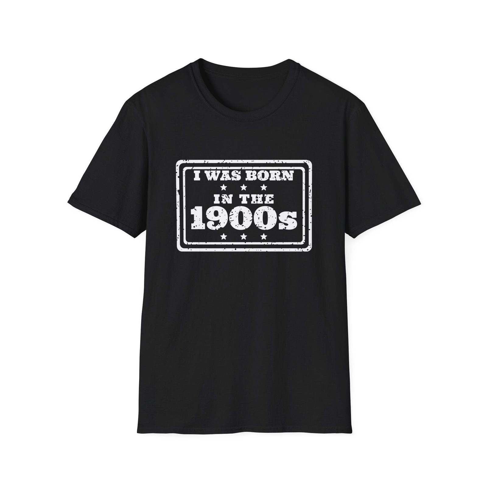 I Was Born In The 1900s White Ink Tee