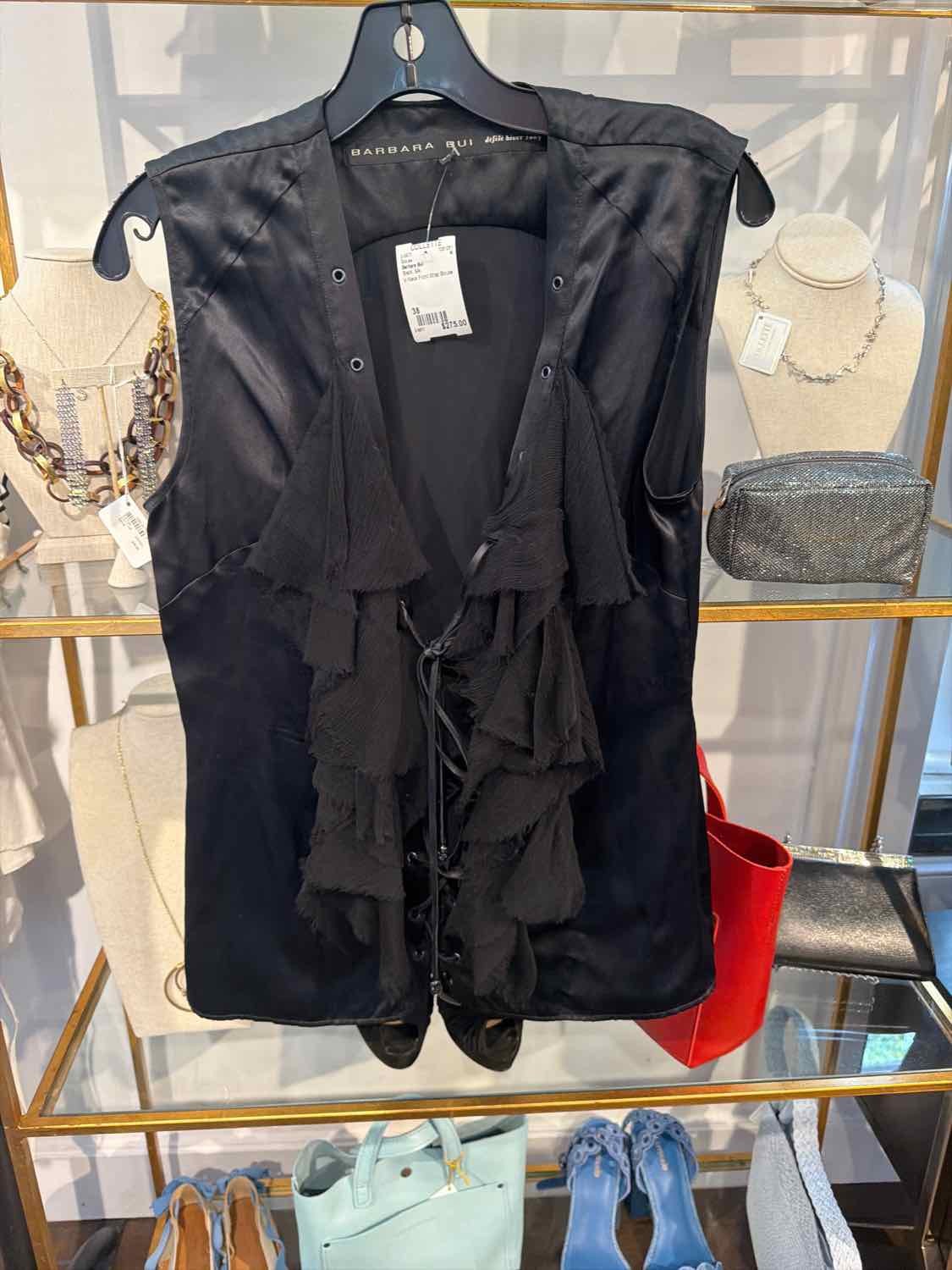 Barbara Bui Size 38 Black Blouse