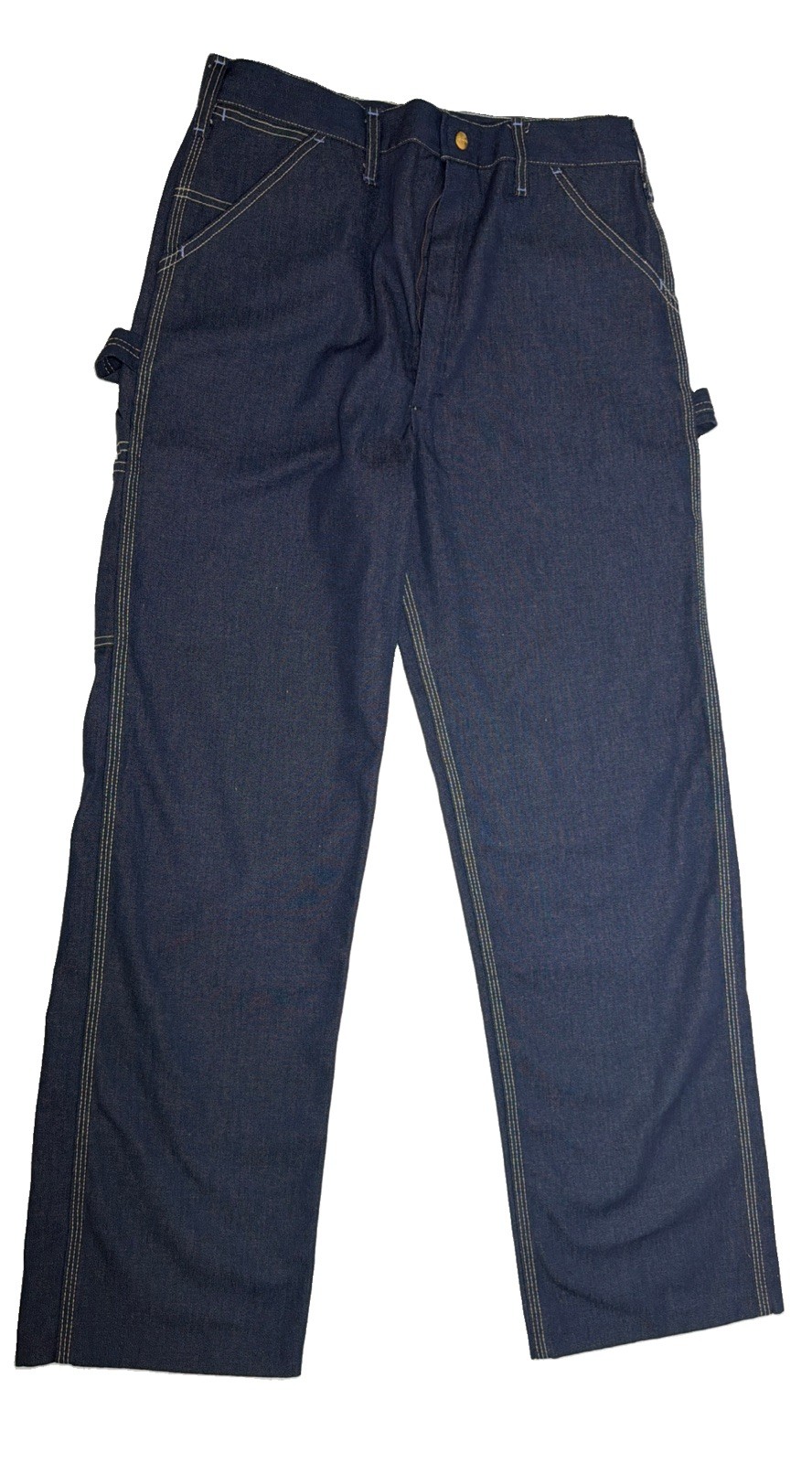 Vintage Sears Toughskins Jeans Mens 34x34 Blue Carpenter USA Union Made