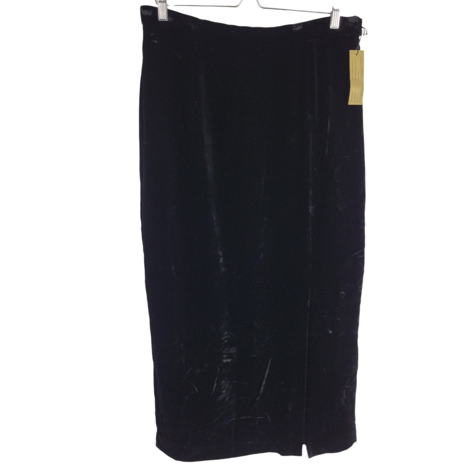 VTG Classiques Entier Black Velvet Midi Skirt 16 Whimsigoth fairy grunge witchy