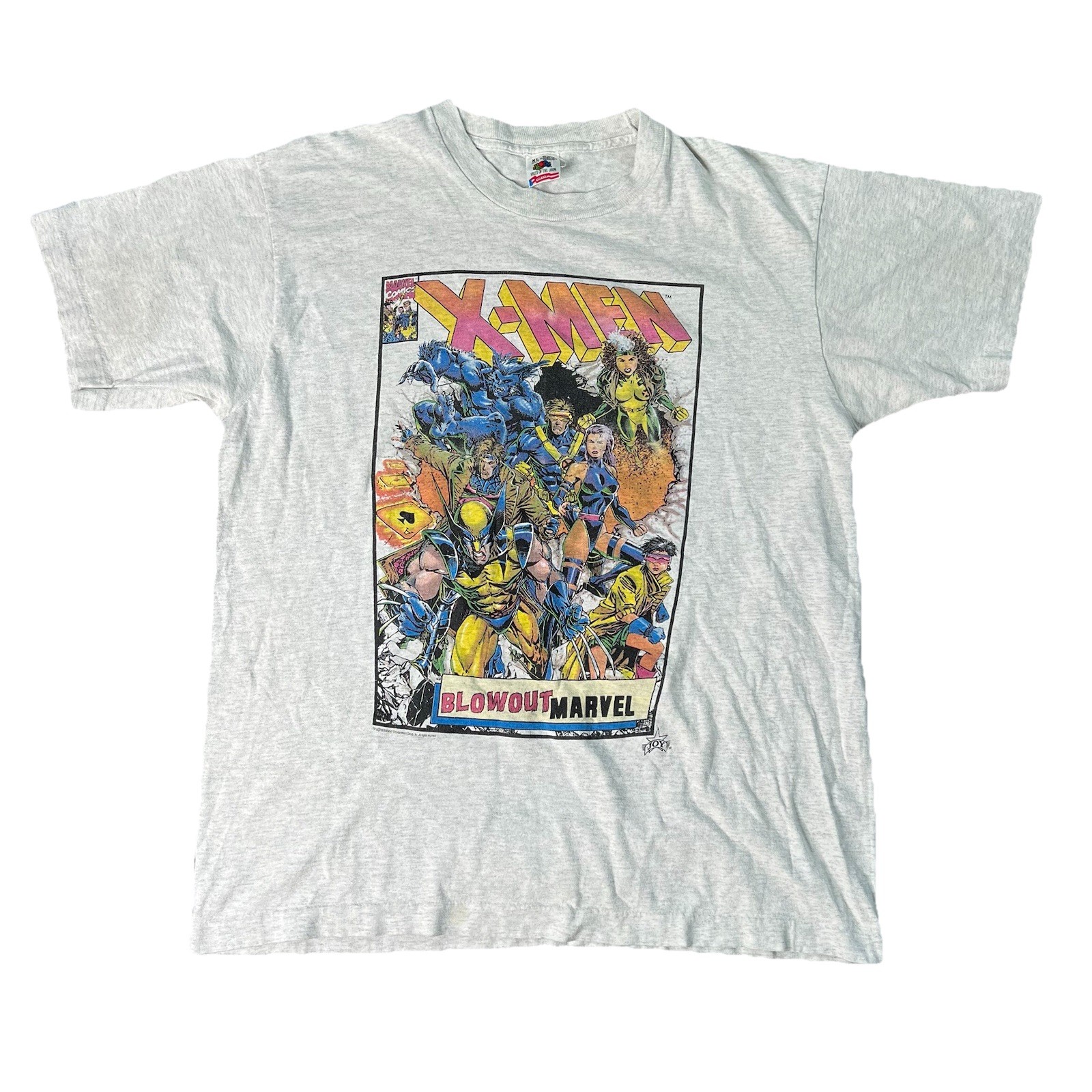 Vintage 1990s XMEN Marvel Comics Shirt 90s Size XL Blowout Wolverine