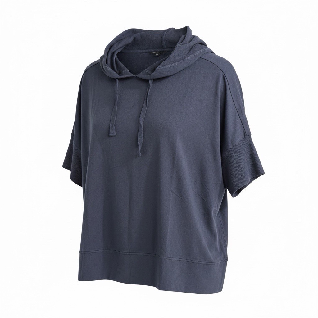 Workshop | S M L | Black | Night Life Cowl Neck Hooded Tunic Top NWT