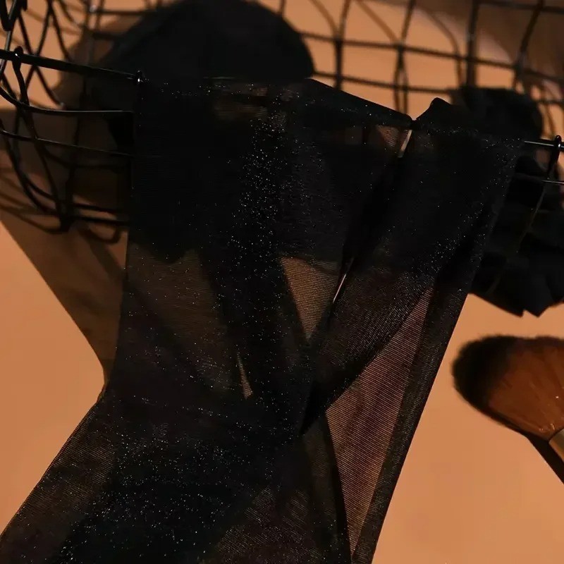 Summer Shiny Silk Transparent Tights Charming Women Underwear Glitter Bright Pan