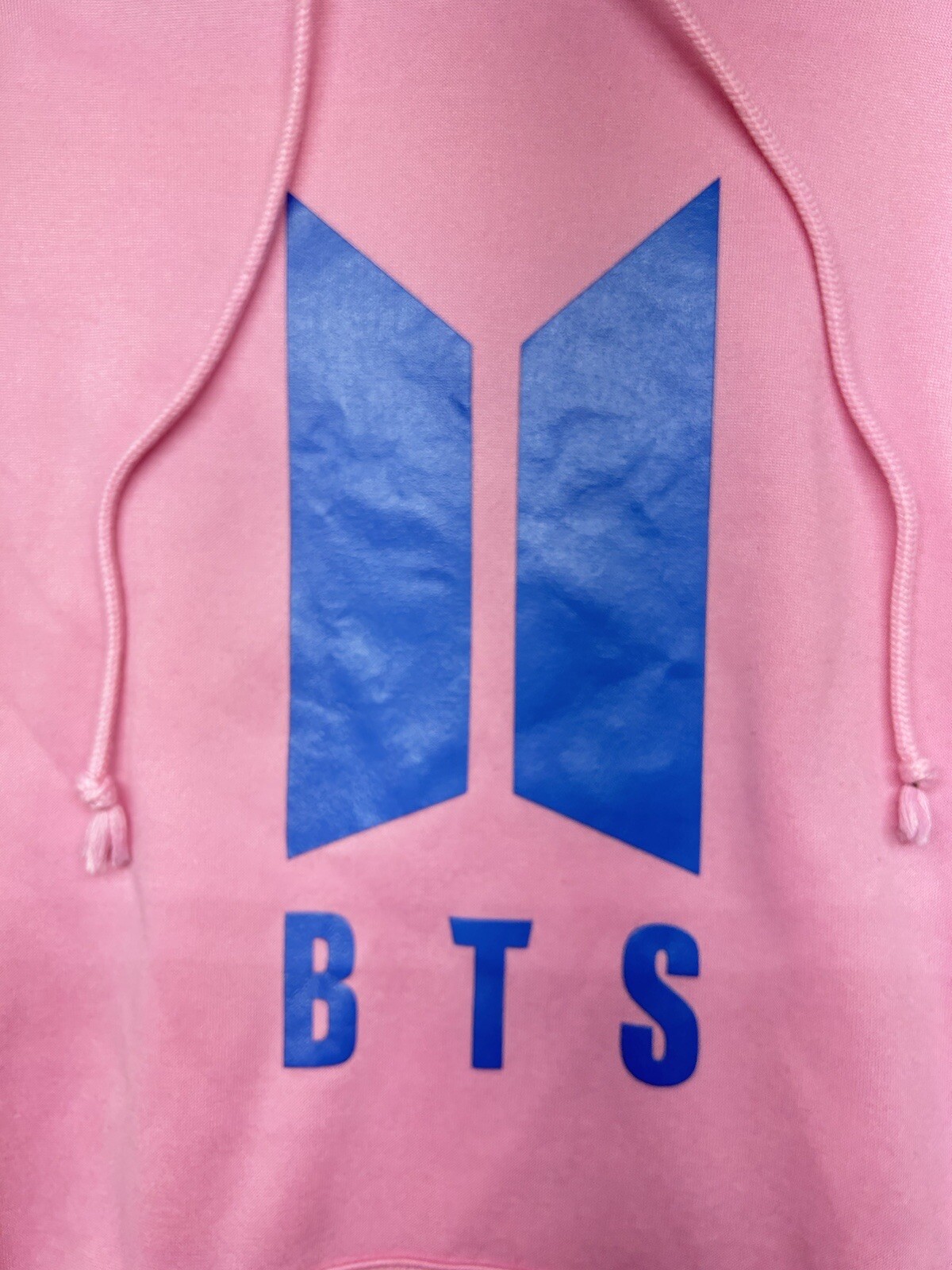 BTS Hoodie Womens M Medium Pink Map of the Soul 7 Hooded Sweatshirt Music K-POP